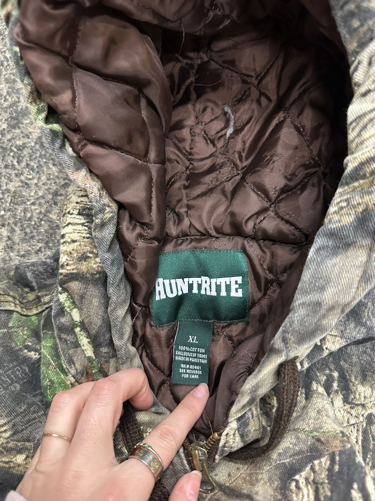 Vintage Y2K realtree camo hooded jacket Size US XL / EU 56 / 4 - 6 Thumbnail