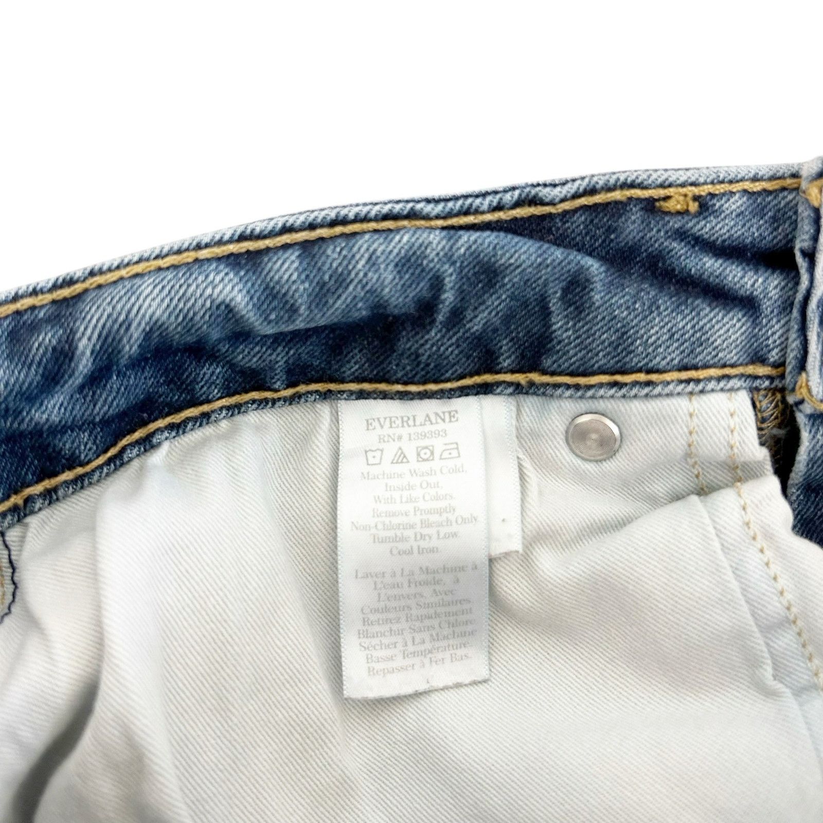 Everlane Everlane Curvy Cheeky Organic Cotton Jeans Sz 28 Crop Size 28" / US 6 / IT 42 - 3 Thumbnail