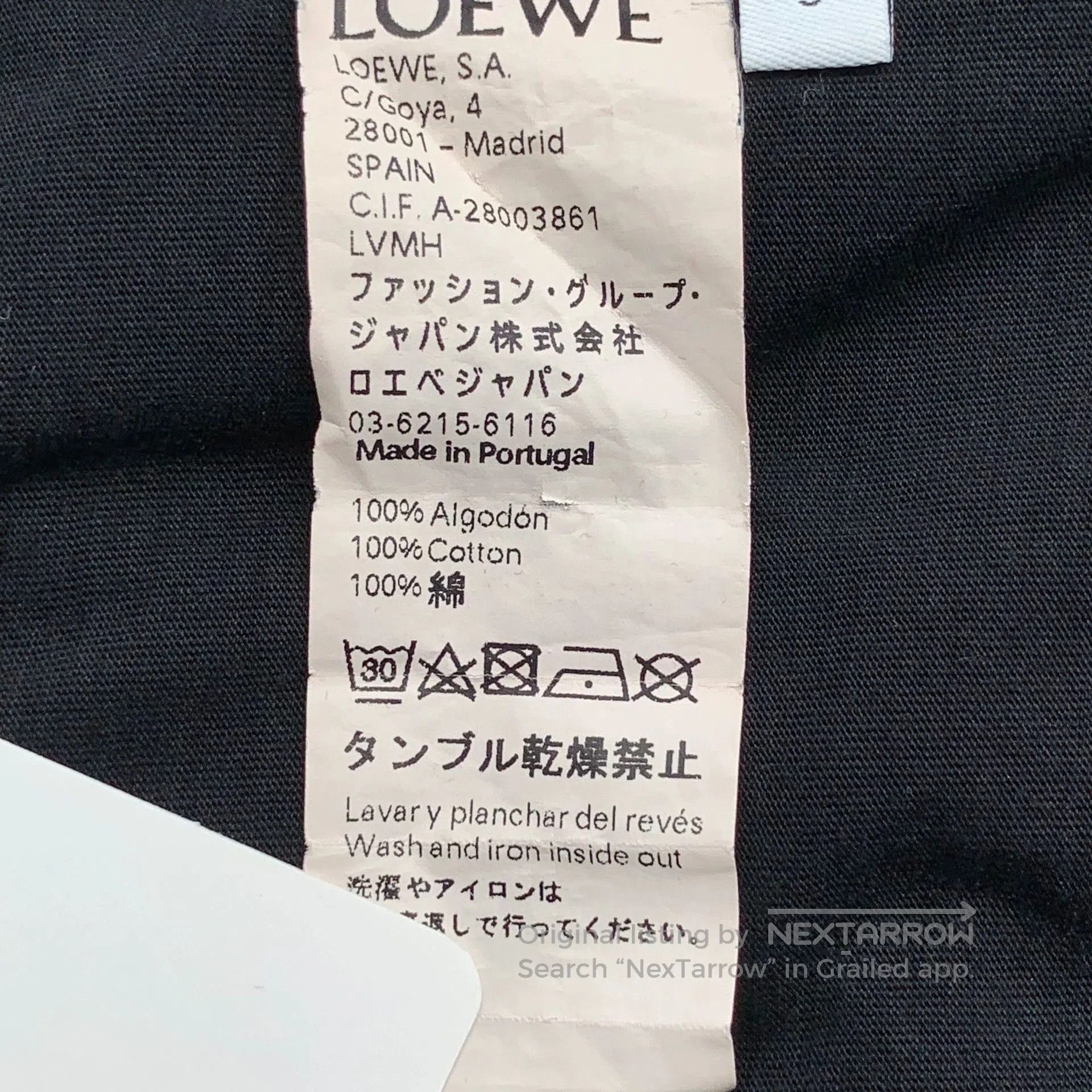 Loewe black loewe t-shirt with floral design. Size US S / EU 44-46 / 1 - 4 Thumbnail