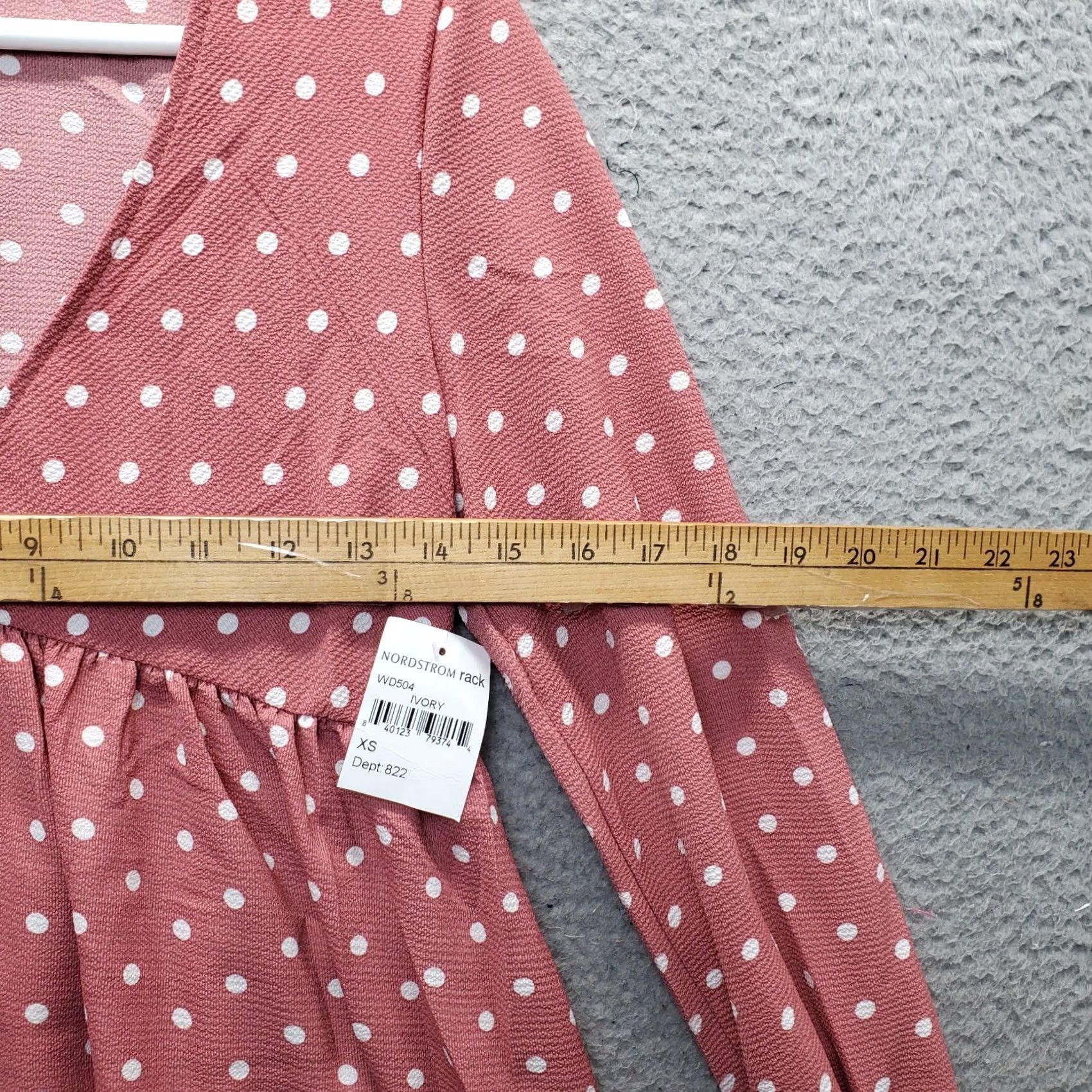 Bell Wander Lux A-Line Dress Womens XS Multicolor Polka Dot Pleated Bell Sleeve Pullover Size XS / US 0-2 / IT 36-38 - 4 Thumbnail