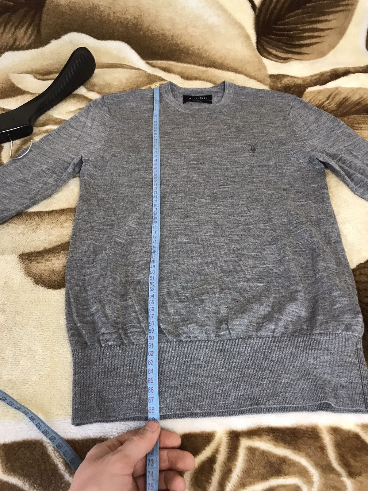 Allsaints 🔥 Allsaints Mode Merino Crew Ramskull Sweater Pullover Logo Size US S / EU 44-46 / 1 - 8 Thumbnail