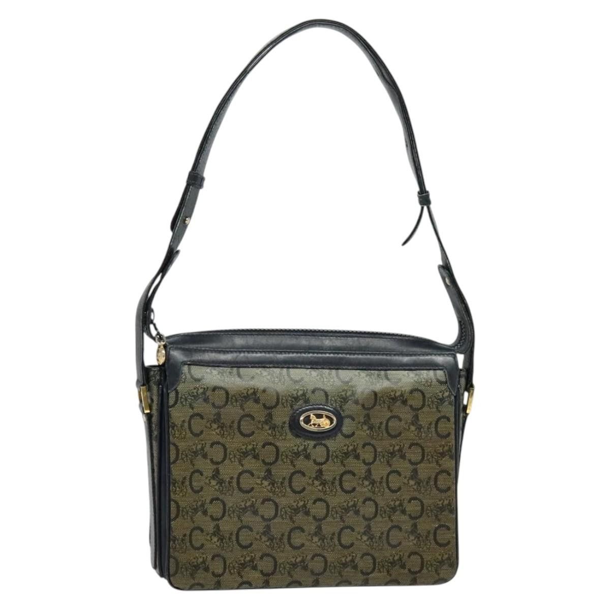 Celine CELINE C Sulky Shoulder Bag Pvc Navy Gold Size ONE SIZE - 1 Thumbnail