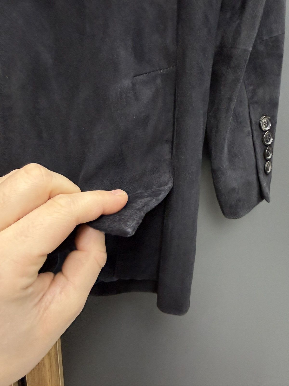 Mandelli Enrico Mandelli Suede Leather Blazer Jacket Size 48 Size US M / EU 48-50 / 2 - 17 Thumbnail