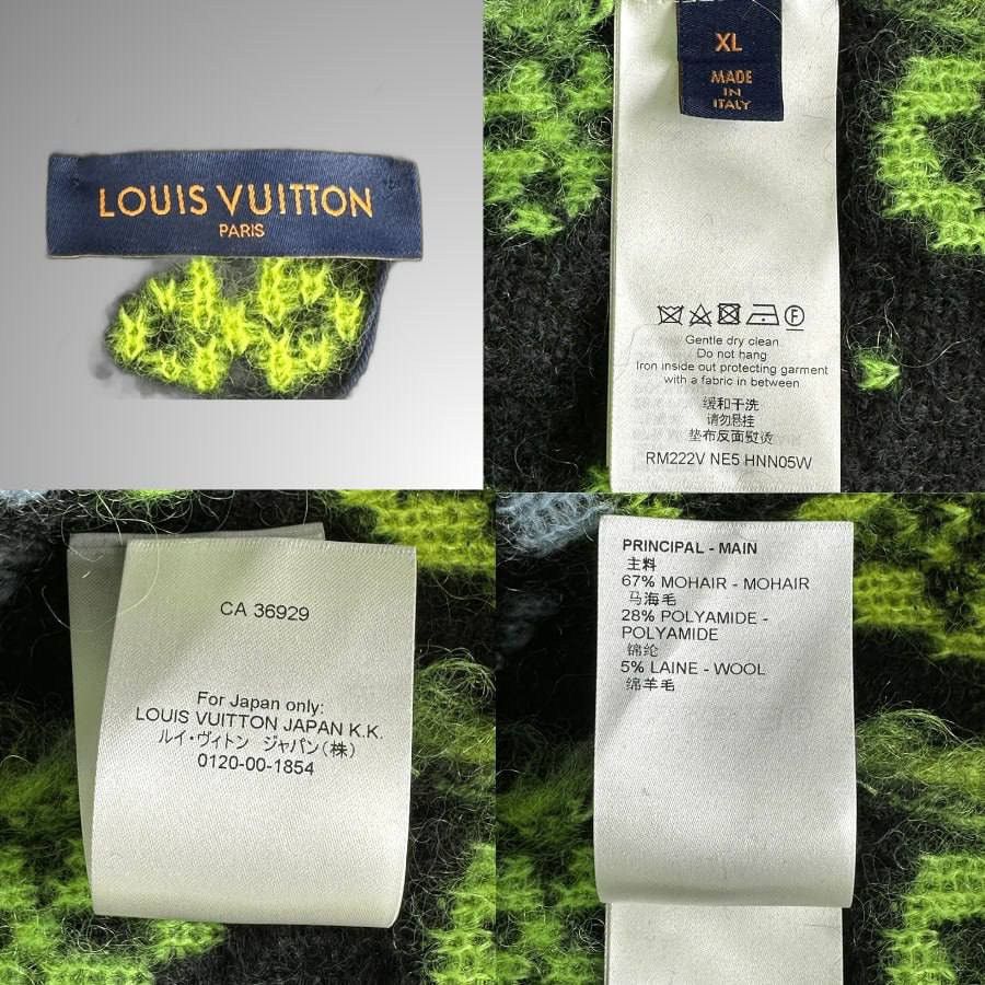 Louis Vuitton LOUIS VUITTON MULTICOLOR MONOGRAM MOHAIR CARDIGAN Size US XL / EU 56 / 4 - 3 Thumbnail