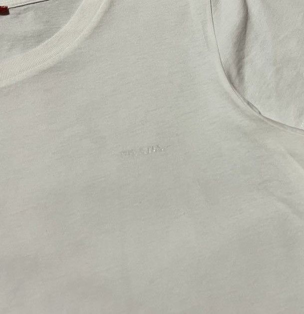 Prada Prada Logo Light White Tee T-shirt Slim Size US XS / EU 42 / 0 - 6 Thumbnail