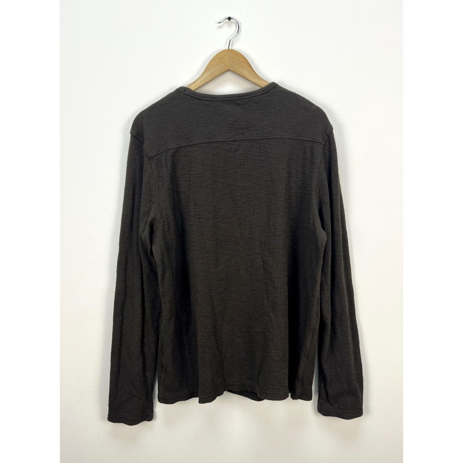 Allsaints AllSaints Sweatshirt Textured Crew Neck L Mens XL Some khaki gray Size US L / EU 52-54 / 3 - 6 Thumbnail