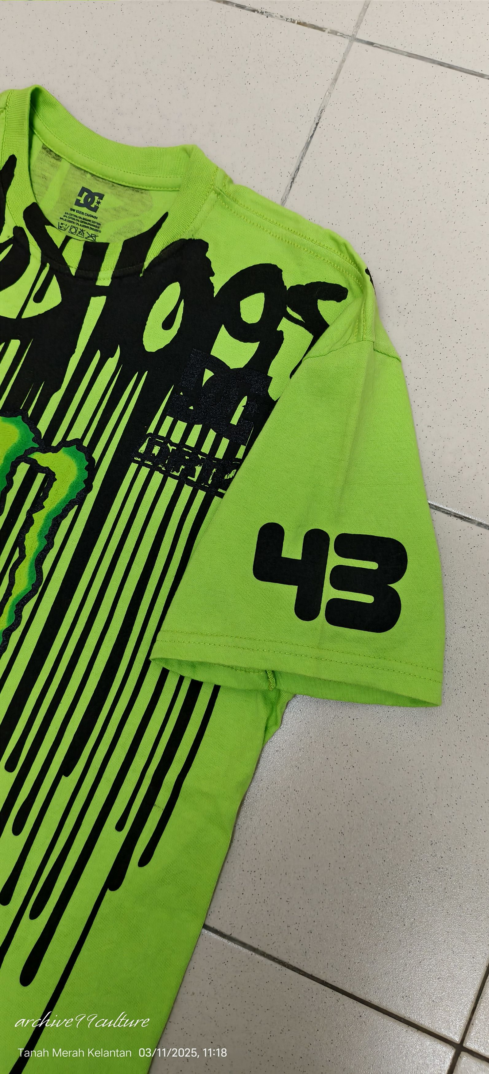 DC DC X Ken Block 43 Racing Sponsored ovp tee Size US L / EU 52-54 / 3 - 6 Thumbnail
