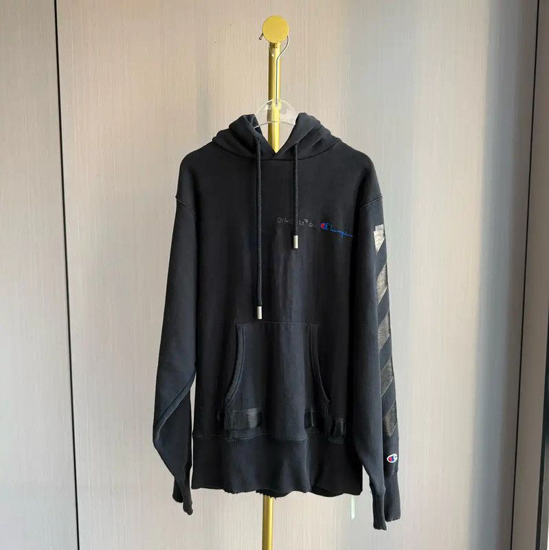 Off-White Off-White Black Cotton Women's Hoodie Size XS 0089 Size XS / US 0-2 / IT 36-38 - 1 Thumbnail
