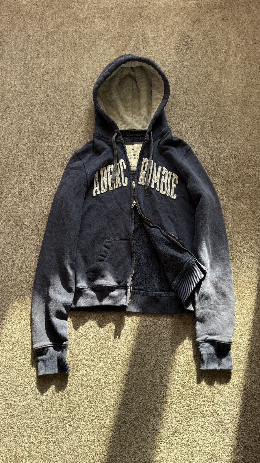 Japanese Brand Y2K A&F faded Zip Hoodie ifsixwasnine LGB dirty carhartt Size US M / EU 48-50 / 2 - 4 Thumbnail
