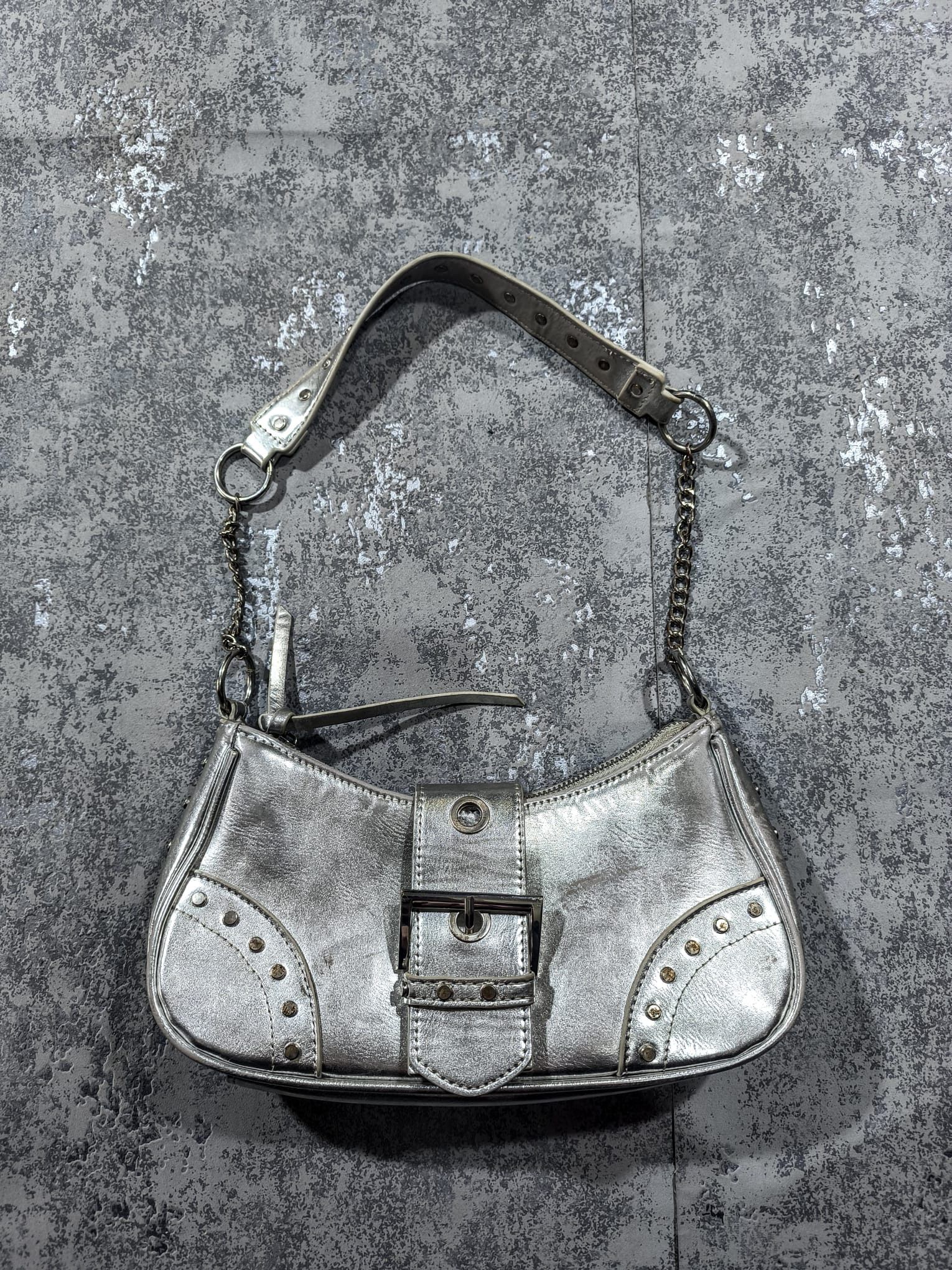 Hysteric Glamour Metallic Silver Y2k Shoulder-Bag Size ONE SIZE - 1 Thumbnail