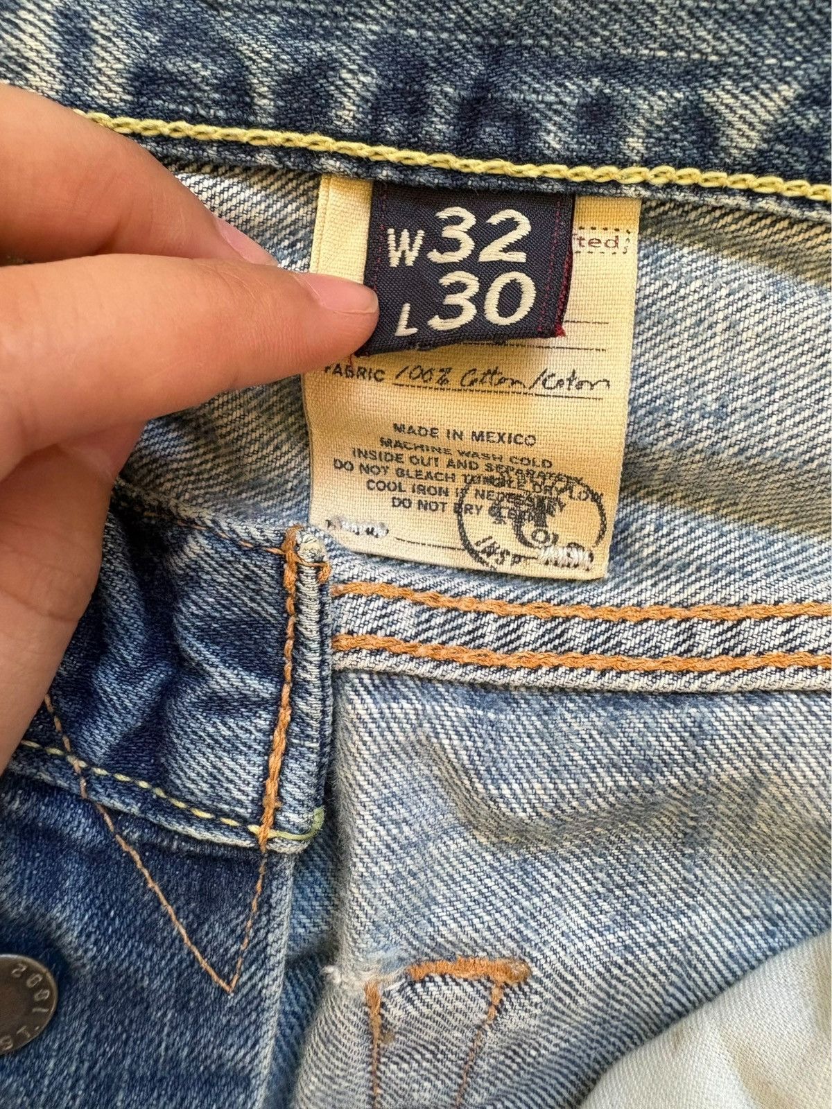 Abercrombie & Fitch Vintage Abercrombie & Fitch Mud Wash Ripped Flare Jeans Size US 34 / EU 50 - 9 Thumbnail