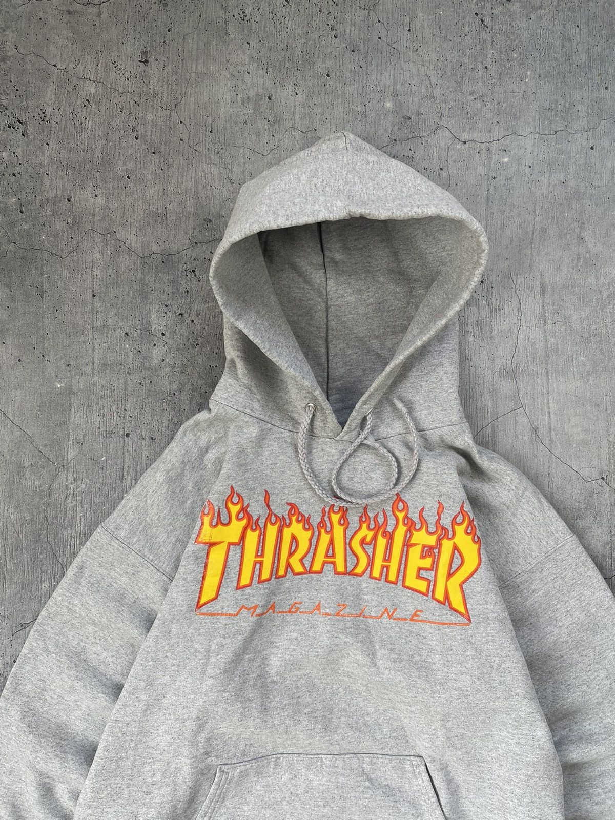 Thrasher × Vintage Vintage Thrasher Y2K Streetwear style oversized boxy hoodie Size US S / EU 44-46 / 1 - 3 Thumbnail