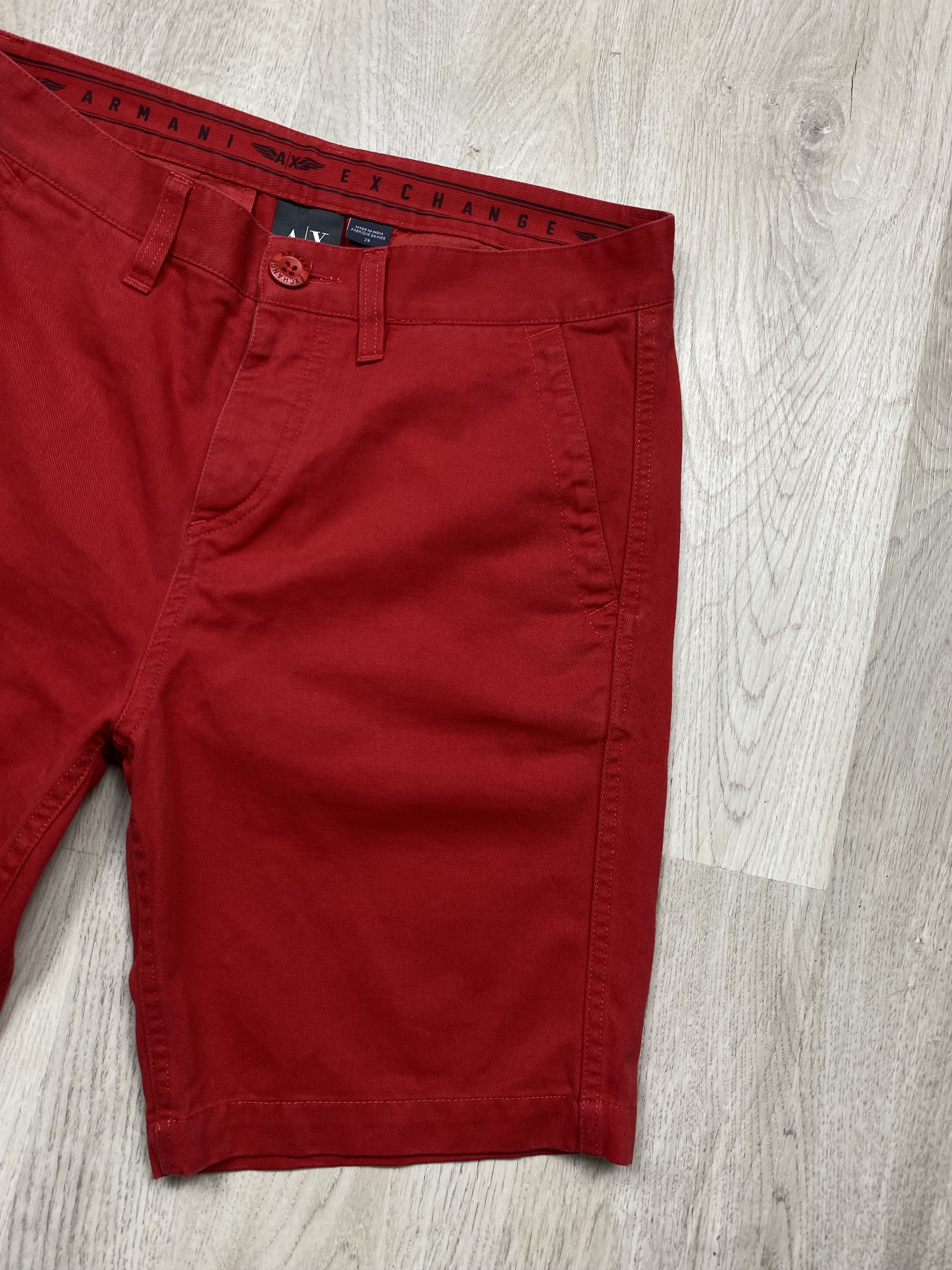 Armani Armani Exchange Vintage Mens Chino Shorts Size US 29 - 2 Thumbnail
