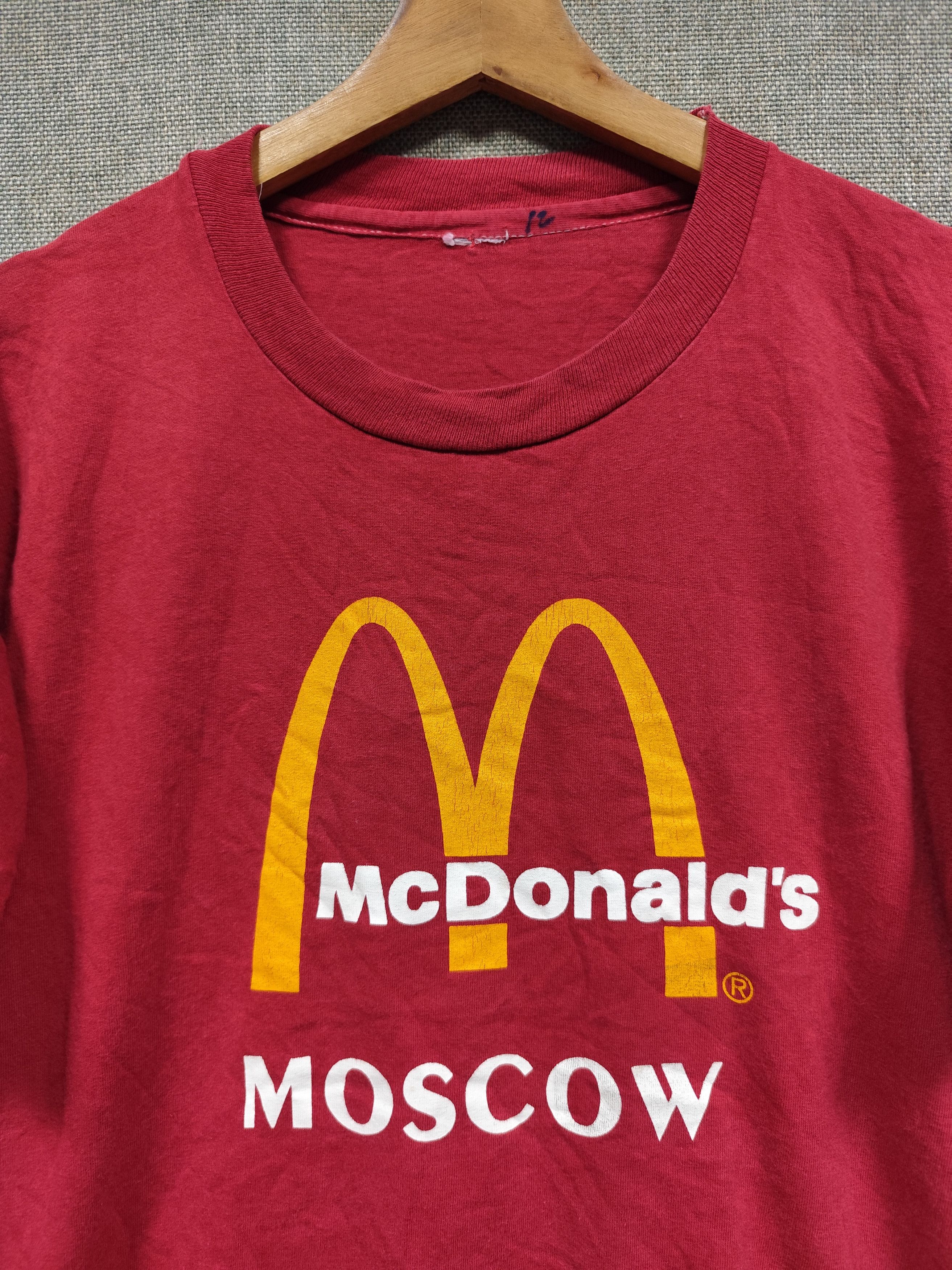 Vintage vintage 90s t shirt mcdonalds moscow Size US L / EU 52-54 / 3 - 4 Thumbnail