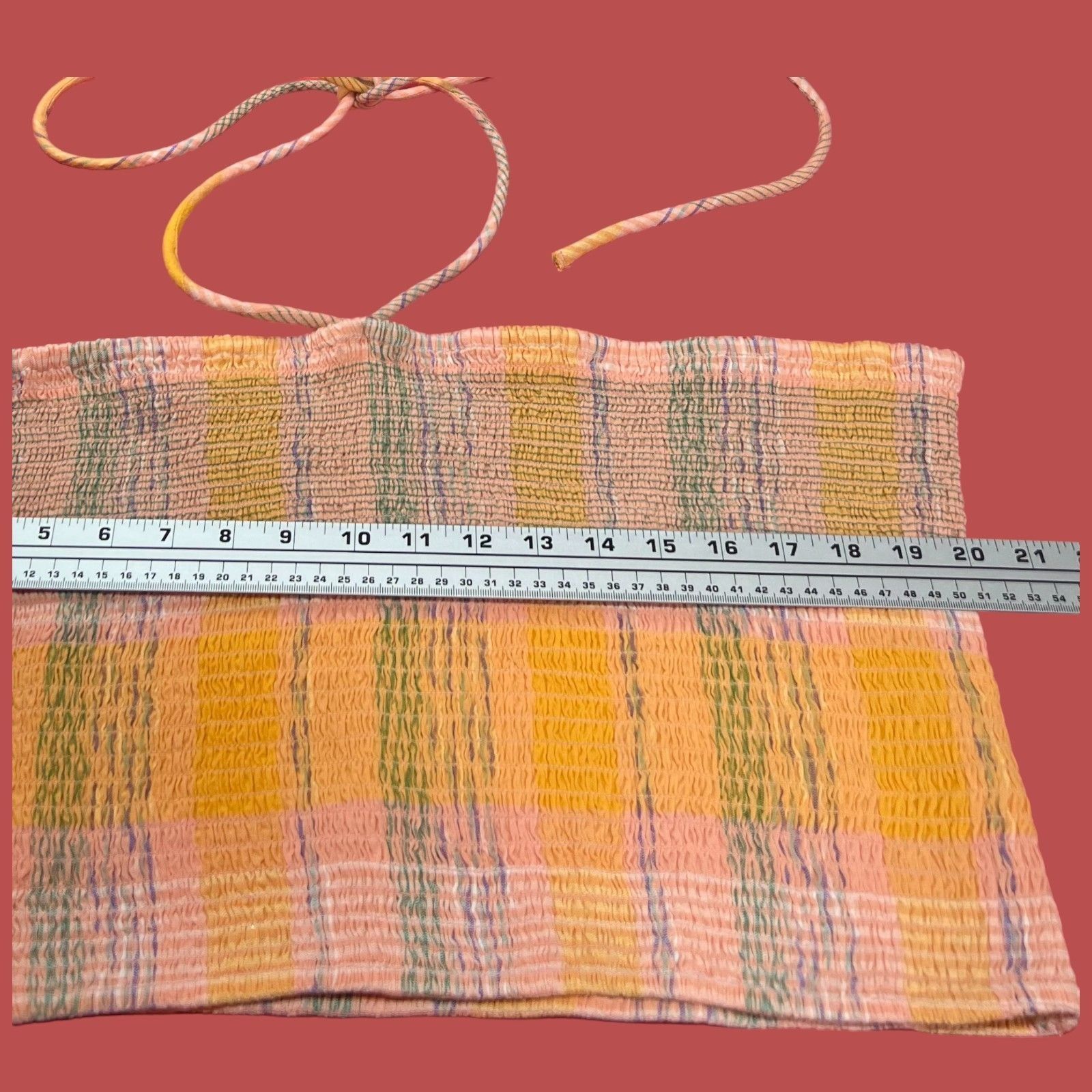 Other Universal Thread - Women's Stretch Halter Top - Orange - 2X Size XXL / US 16-18 / IT 52-54 - 7 Thumbnail