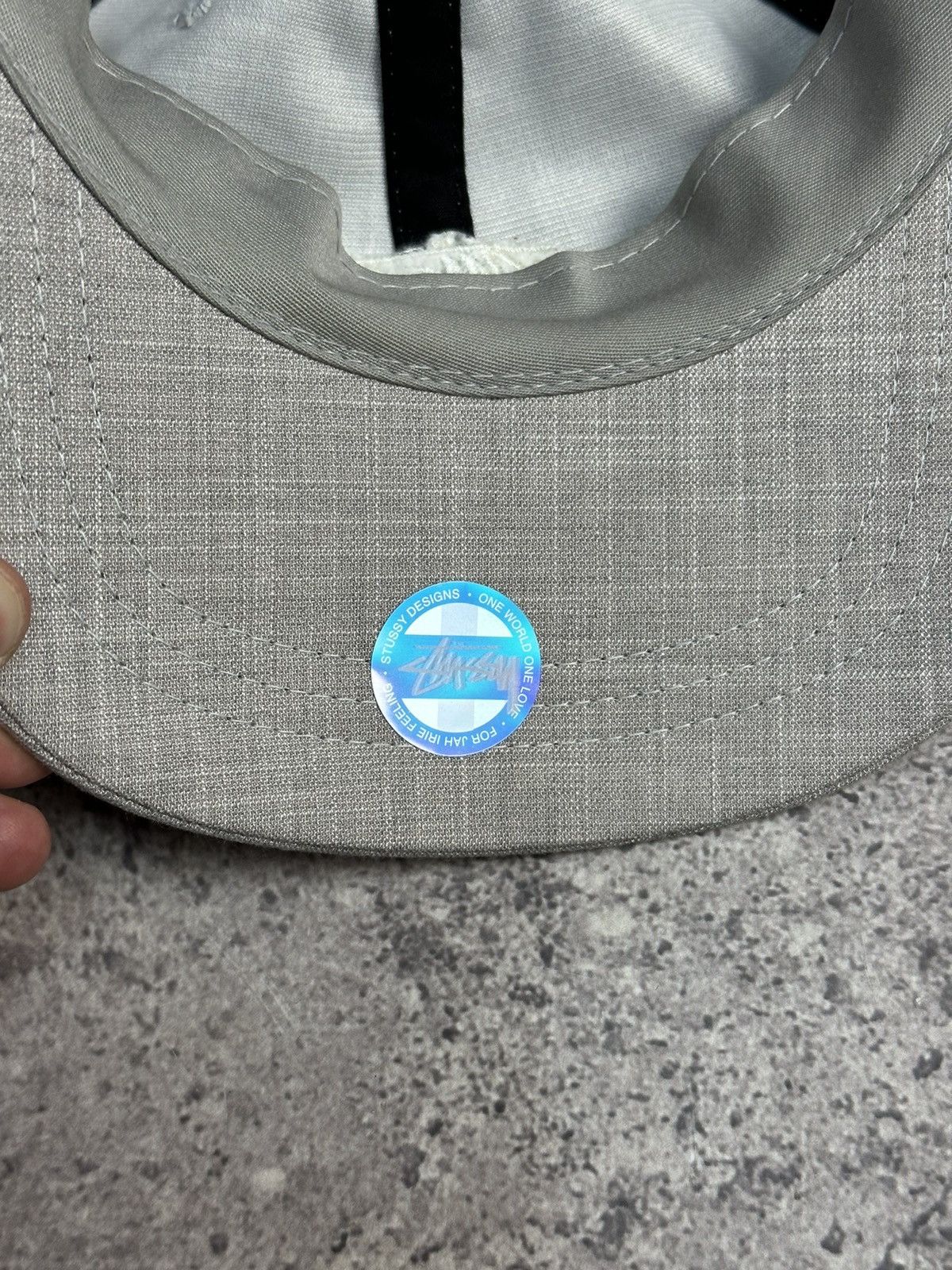 Stussy × Vintage Stussy Y2K Gray Cap Embroidered Logo Adjustable Size ONE SIZE - 12 Thumbnail