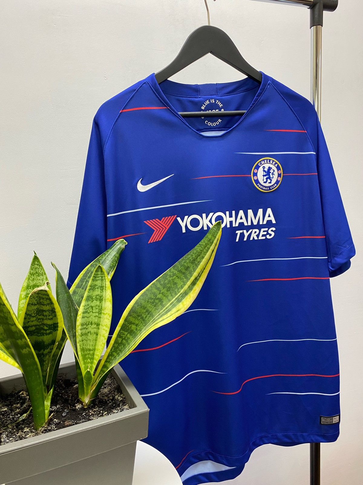 Chelsea Soccer × Vintage CHELSEA HOME 2018 2019 FOOTBALL SHIRT SOCCER JERSEY NIKE Size US XXL / EU 58 / 5 - 3 Thumbnail