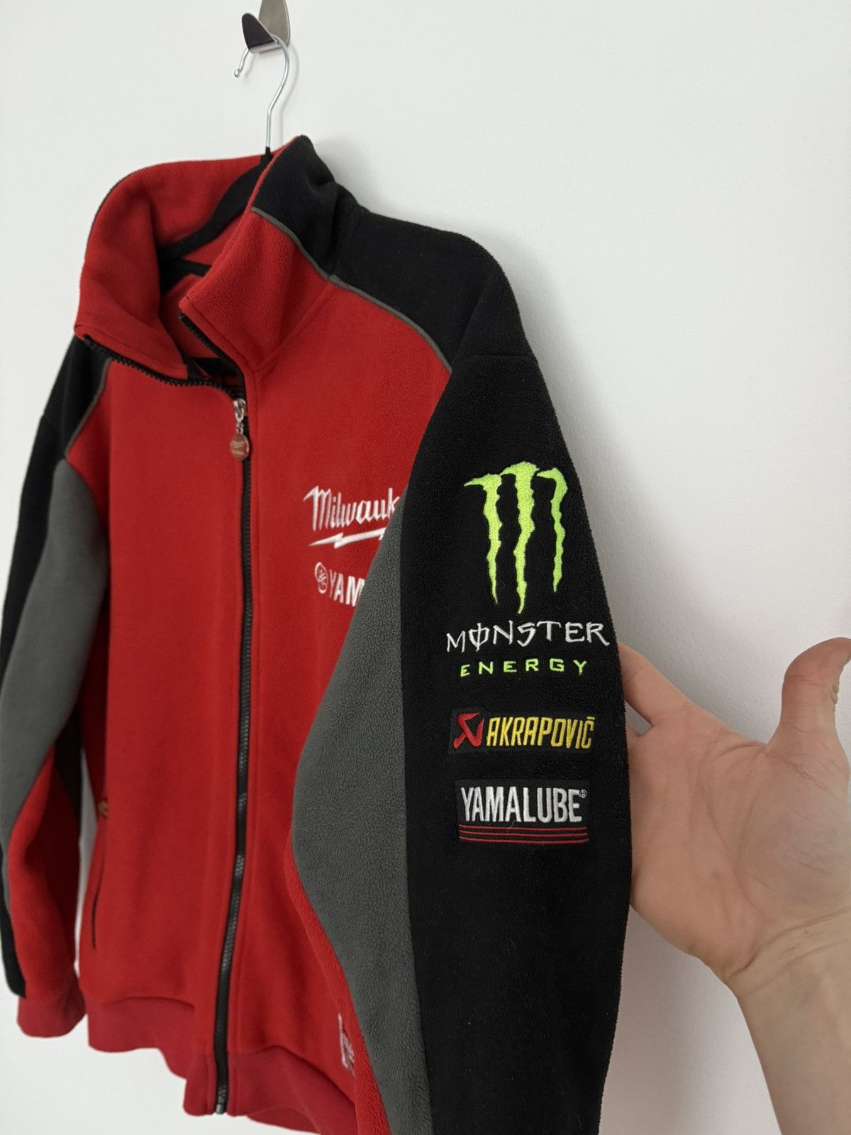 Yamaha Milwaukee Yamaha Monster Zip Racing Fleece Jacket Motocross Size US M / EU 48-50 / 2 - 3 Thumbnail