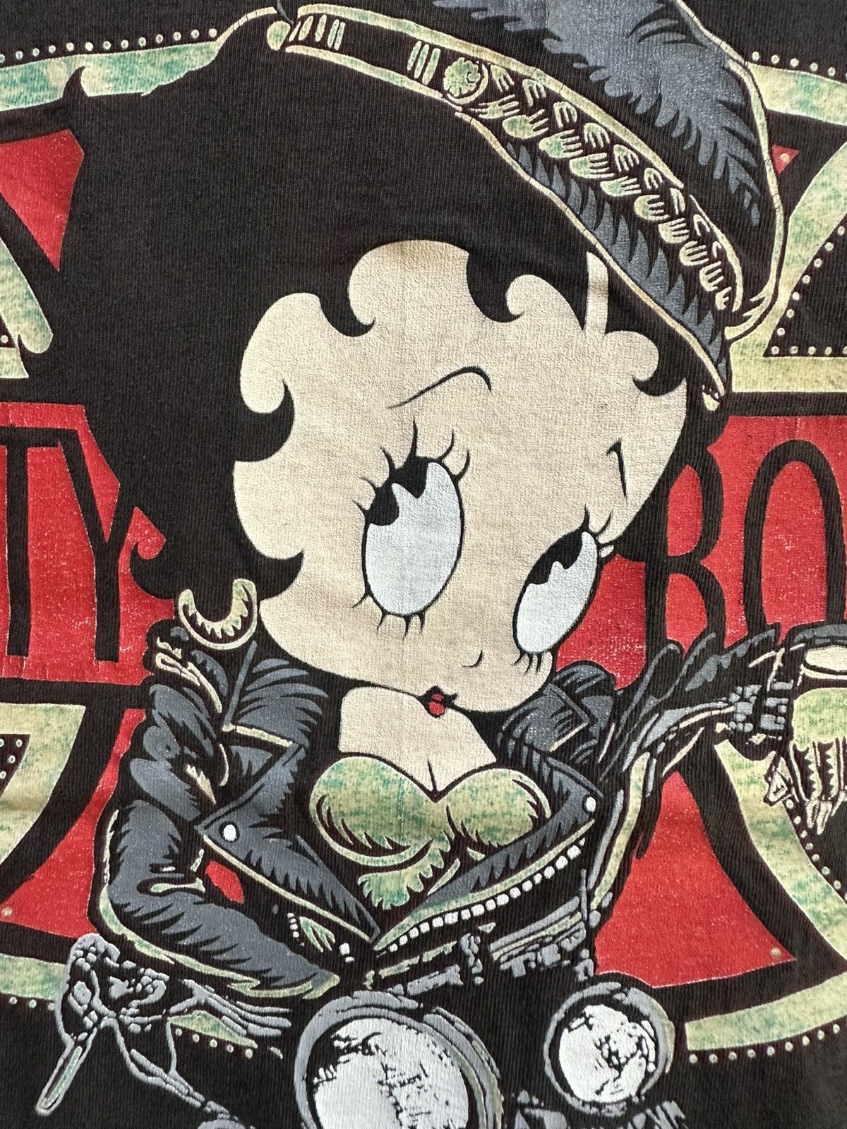 Anvil × Cartoon Network × Vintage Vintage 90s Betty Boop Faded Tee Size US M / EU 48-50 / 2 - 4 Thumbnail
