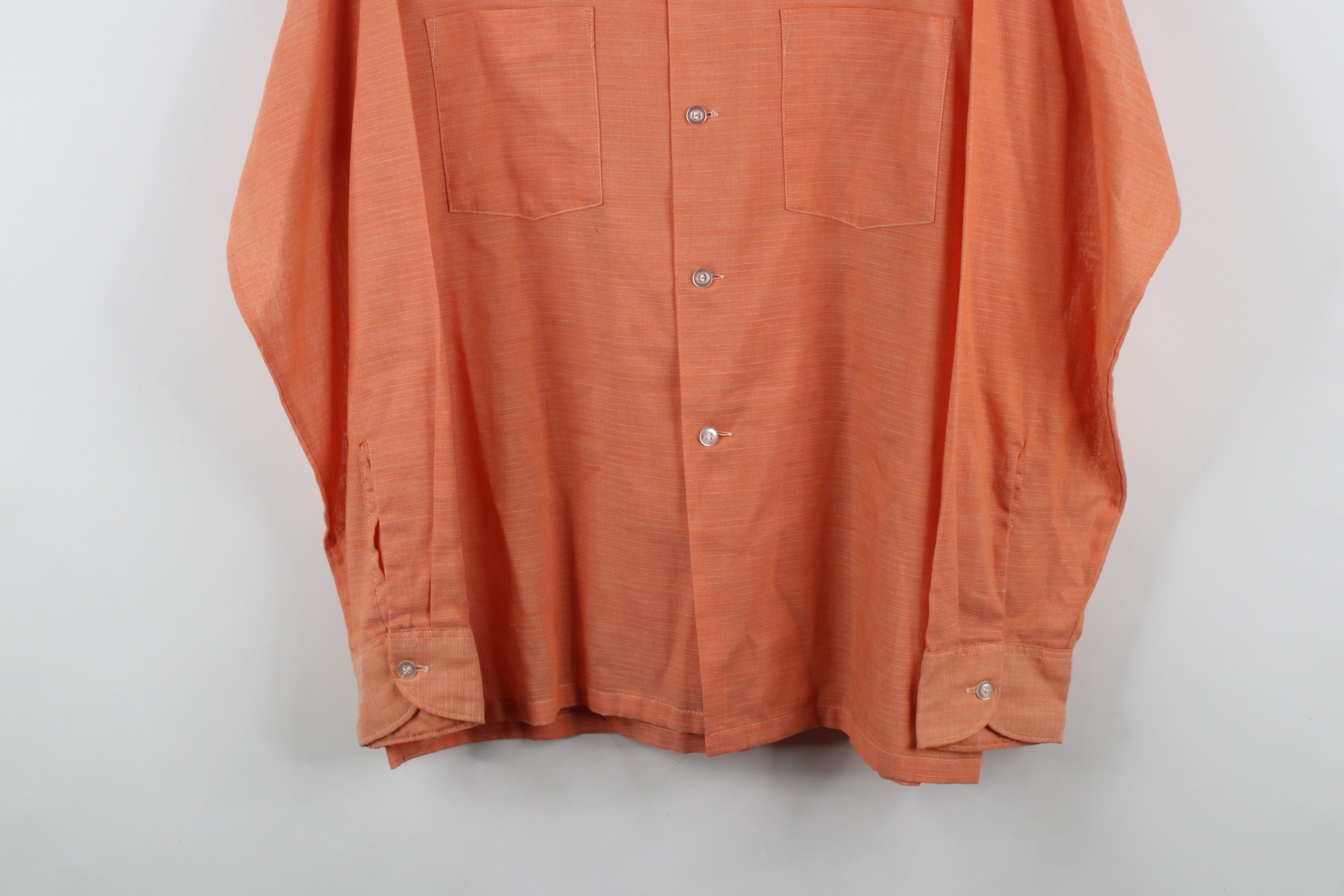 Vintage Vintage 60s 70s Streetwear Sheer Ripstop Button Shirt USA Size US L / EU 52-54 / 3 - 3 Thumbnail