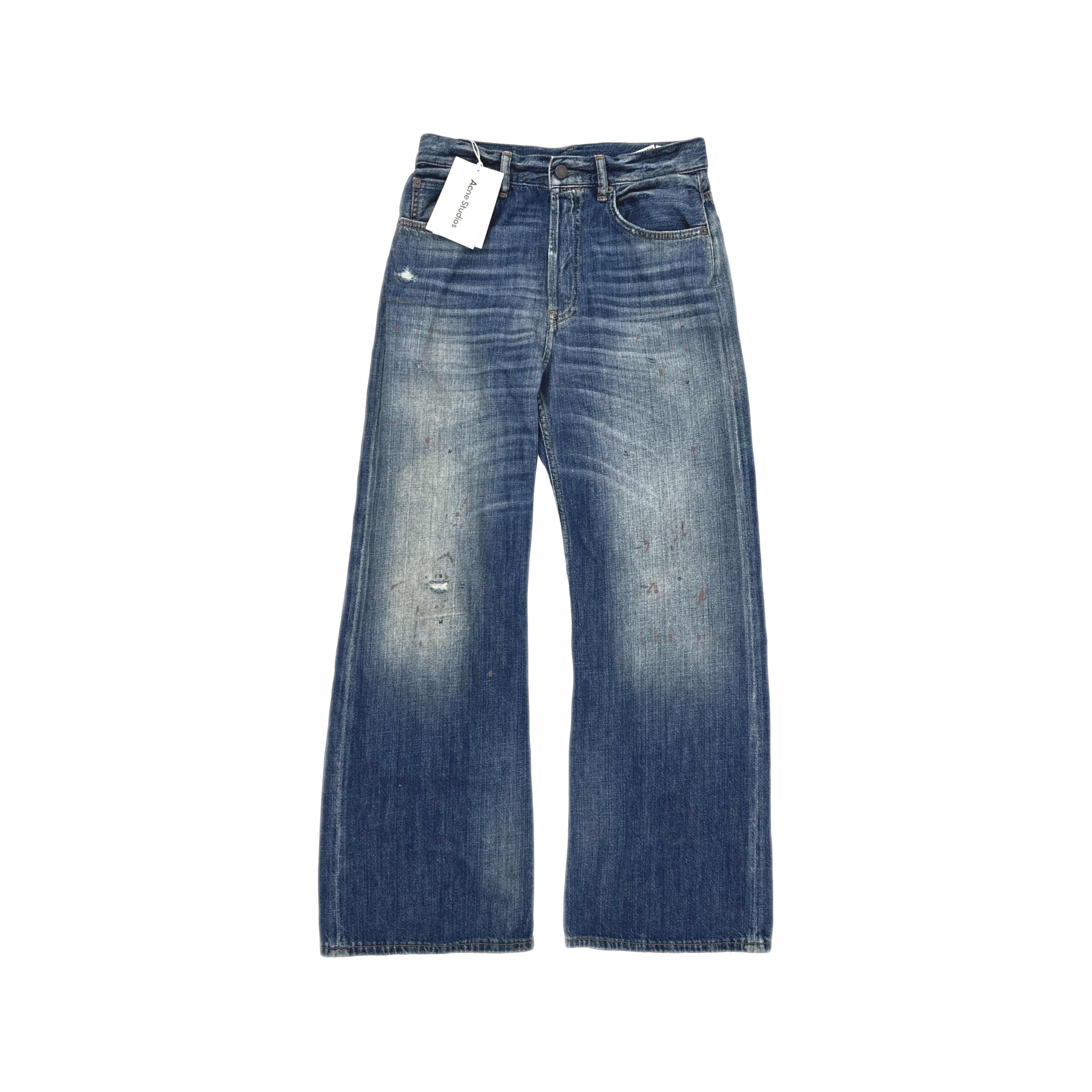 Acne Studios Acne Studios 2021F Paint Splatter Jeans 27 Size 27" / US 4 / IT 40 - 1 Thumbnail