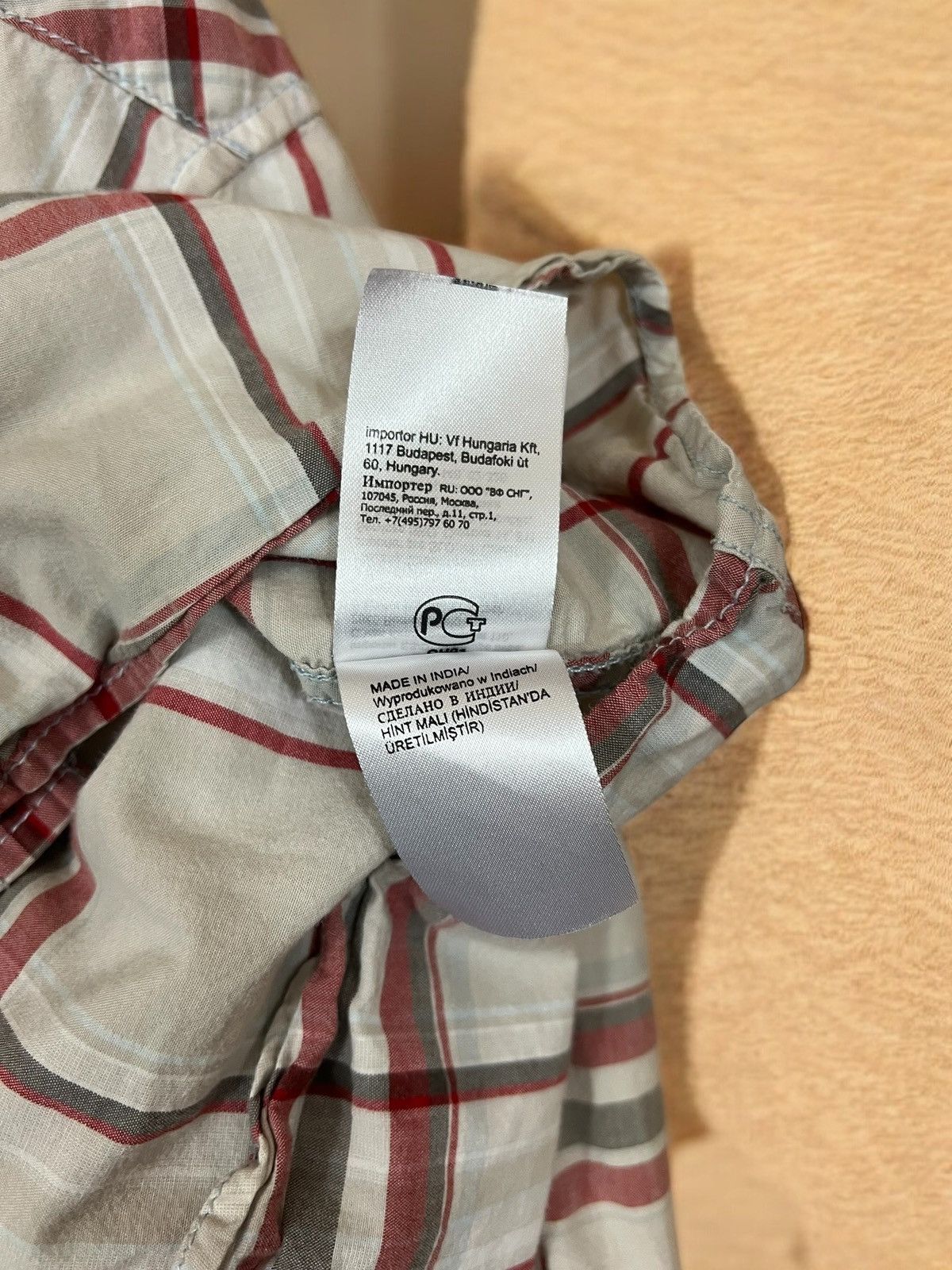 Wrangler Wrangler Men’s Checked shirt Regular Fit size M Size US M / EU 48-50 / 2 - 7 Thumbnail