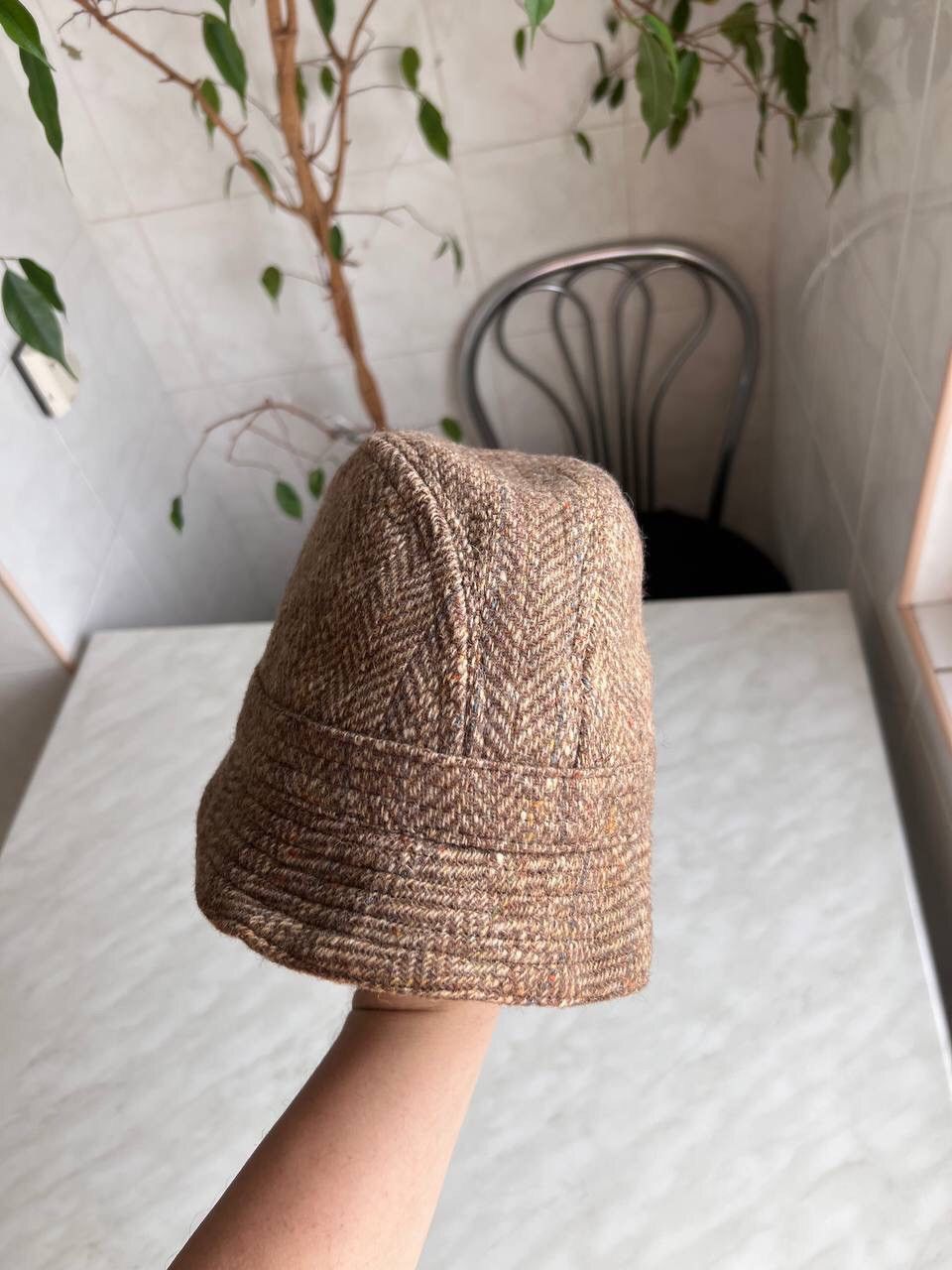 Barbour × Vintage Vintage 90s Barbour Bucket Cap Hat Wool Streetwear Hype Size ONE SIZE - 9 Thumbnail