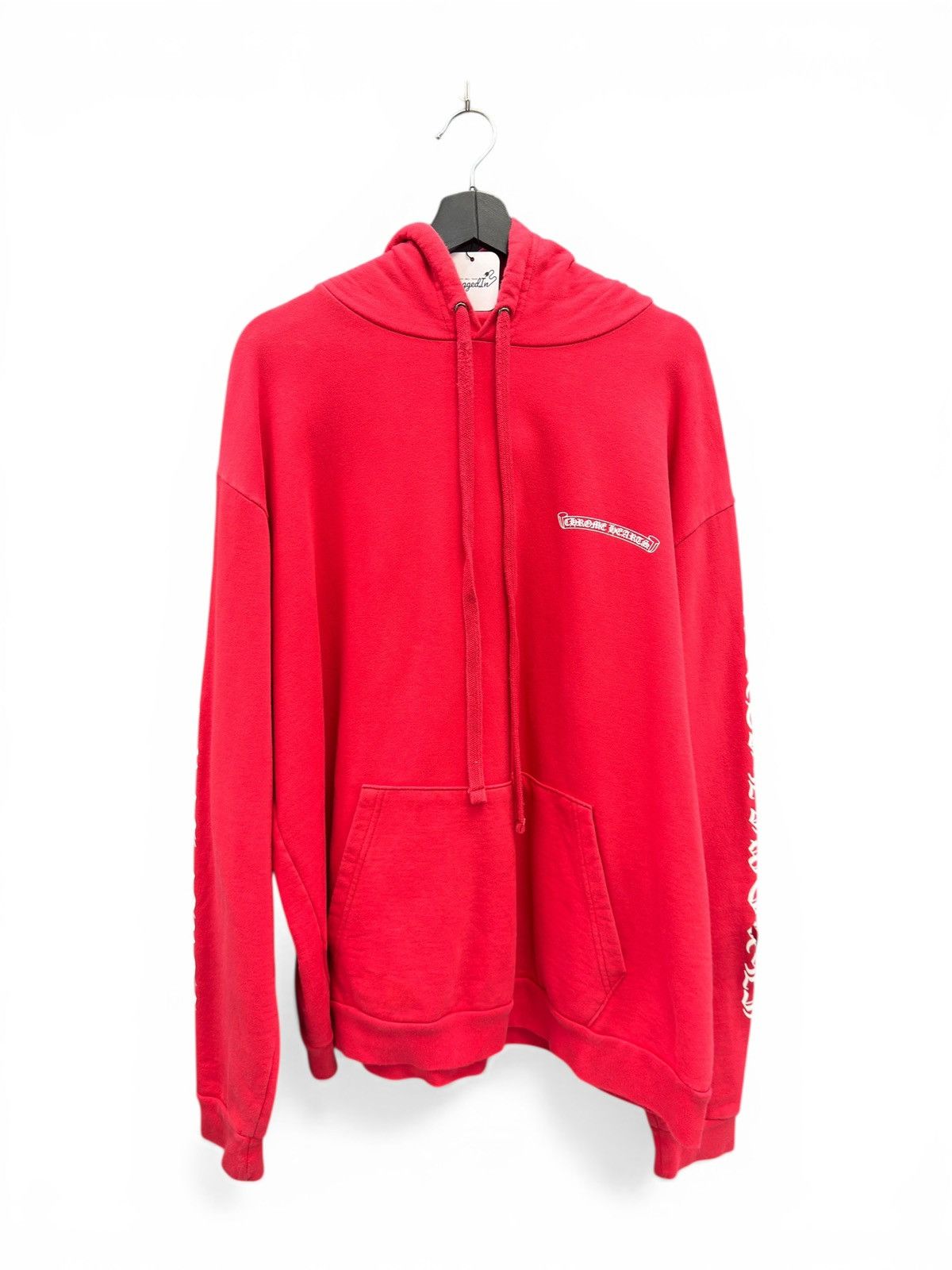 Chrome Hearts Chrome Hearts Red Scroll Pullover Hoodie Size US XL / EU 56 / 4 - 1 Thumbnail
