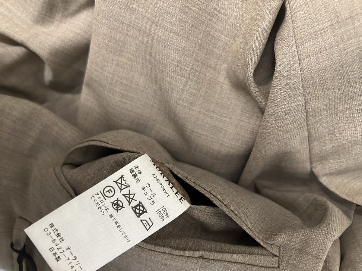Auralee Auralee super fine tropical wool grey beige slacks Size US 32 / EU 48 - 8 Thumbnail