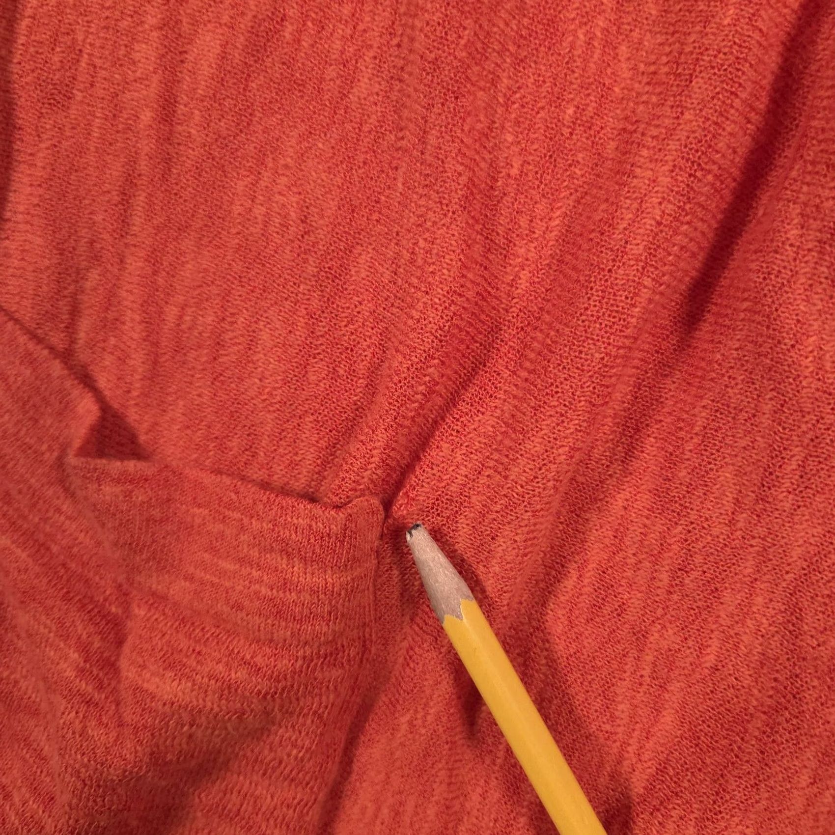 Vintage Chico's Cardigan Womens 0 Orange Cotton Viscose Knit Open Front Pockets Sweater Cardigan Knit Lightweight Casual Workwear Size XS / US 0-2 / IT 36-38 - 5 Thumbnail