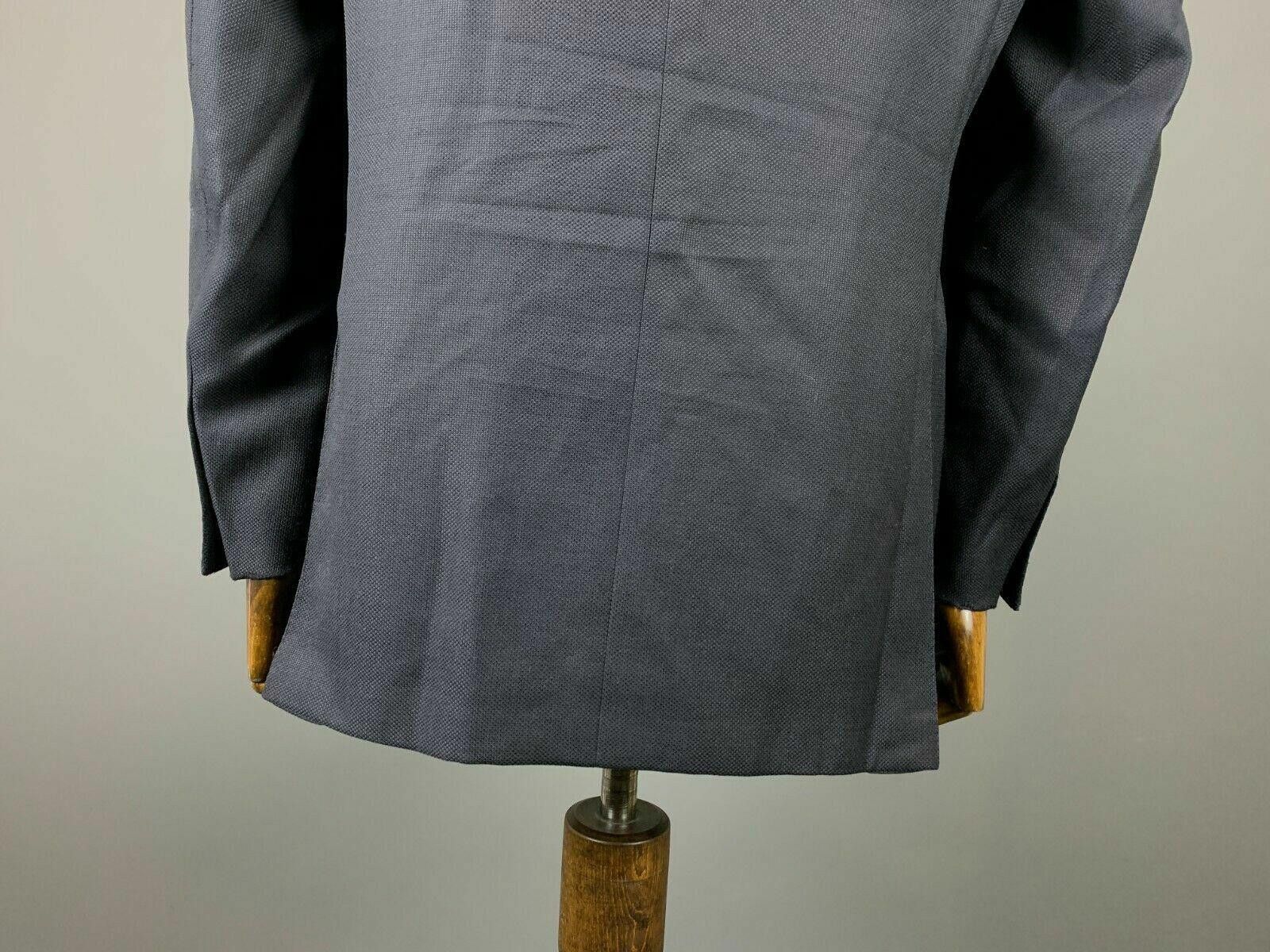 Canali Men Canali Black 2 Button Pure Wool Blazer Coat Size 54 Size 40R - 7 Thumbnail