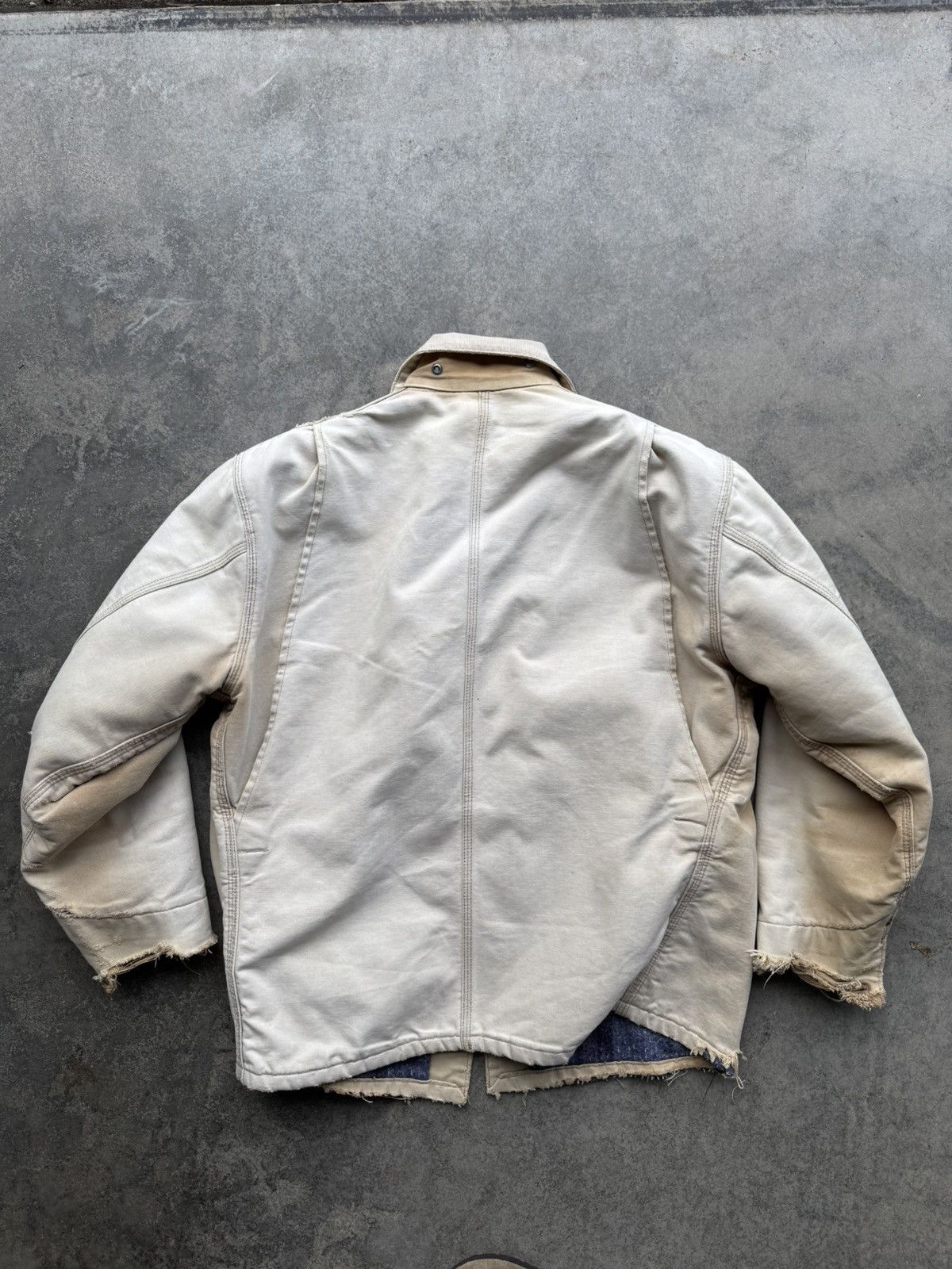 Carhartt × Vintage Vintage Carhartt Blanket Lined Chore Jacket Size US XL / EU 56 / 4 - 3 Thumbnail