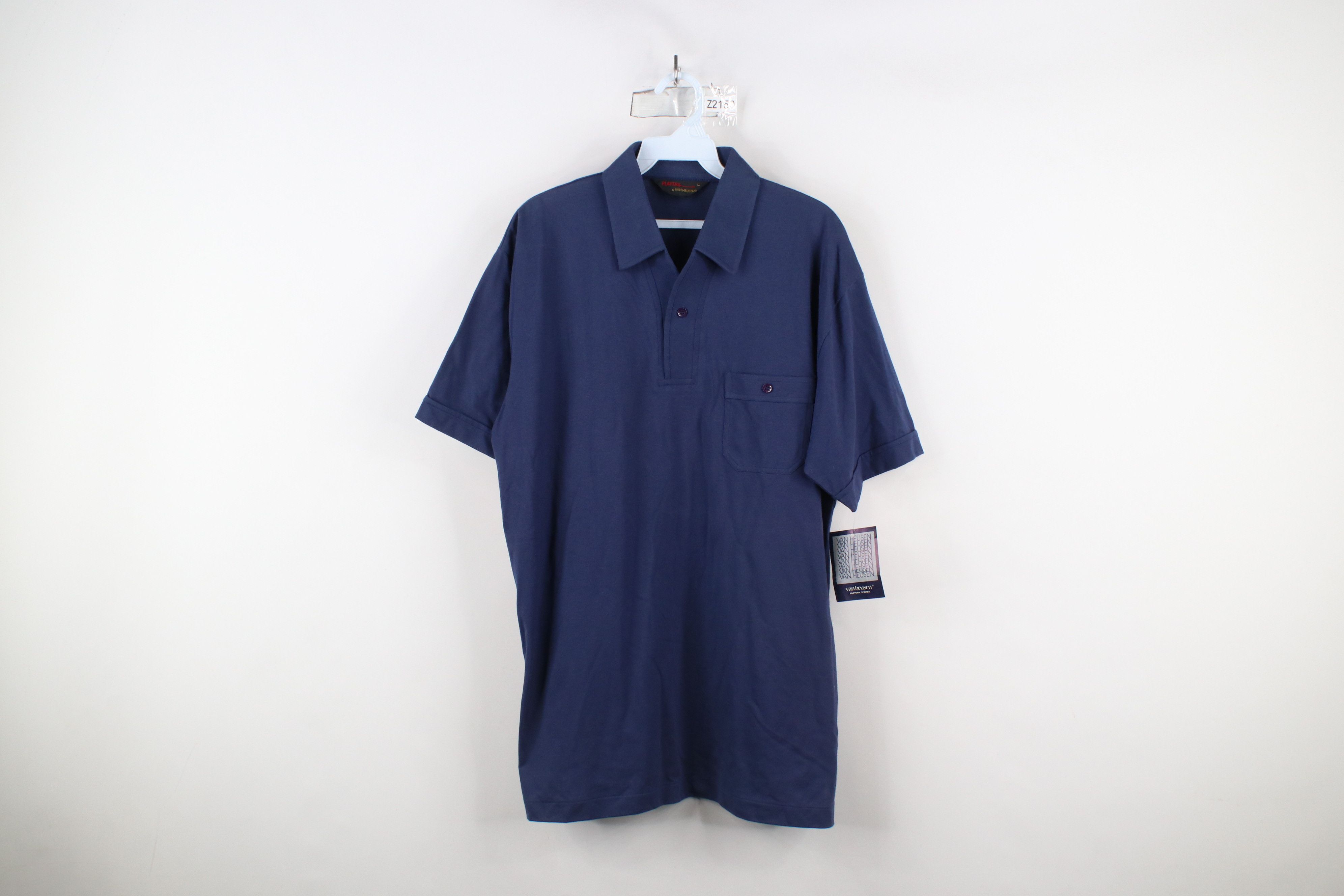 Vintage Deadstock Vintage 70s Streetwear Collared Golf Polo Shirt Size US L / EU 52-54 / 3 - 1 Thumbnail