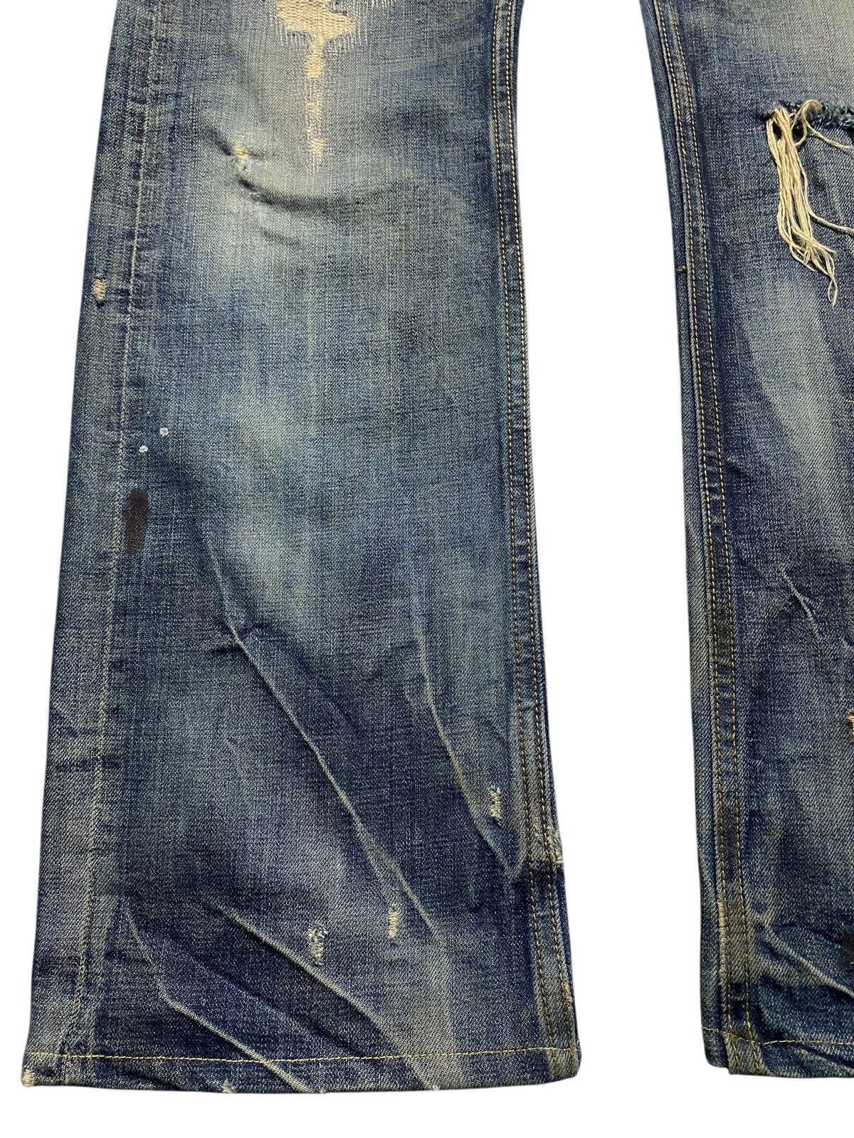 Cult Of Individuality Cult Paint Splatter Distressed Selvedge Redline (107N2) Size US 34 / EU 50 - 8 Thumbnail
