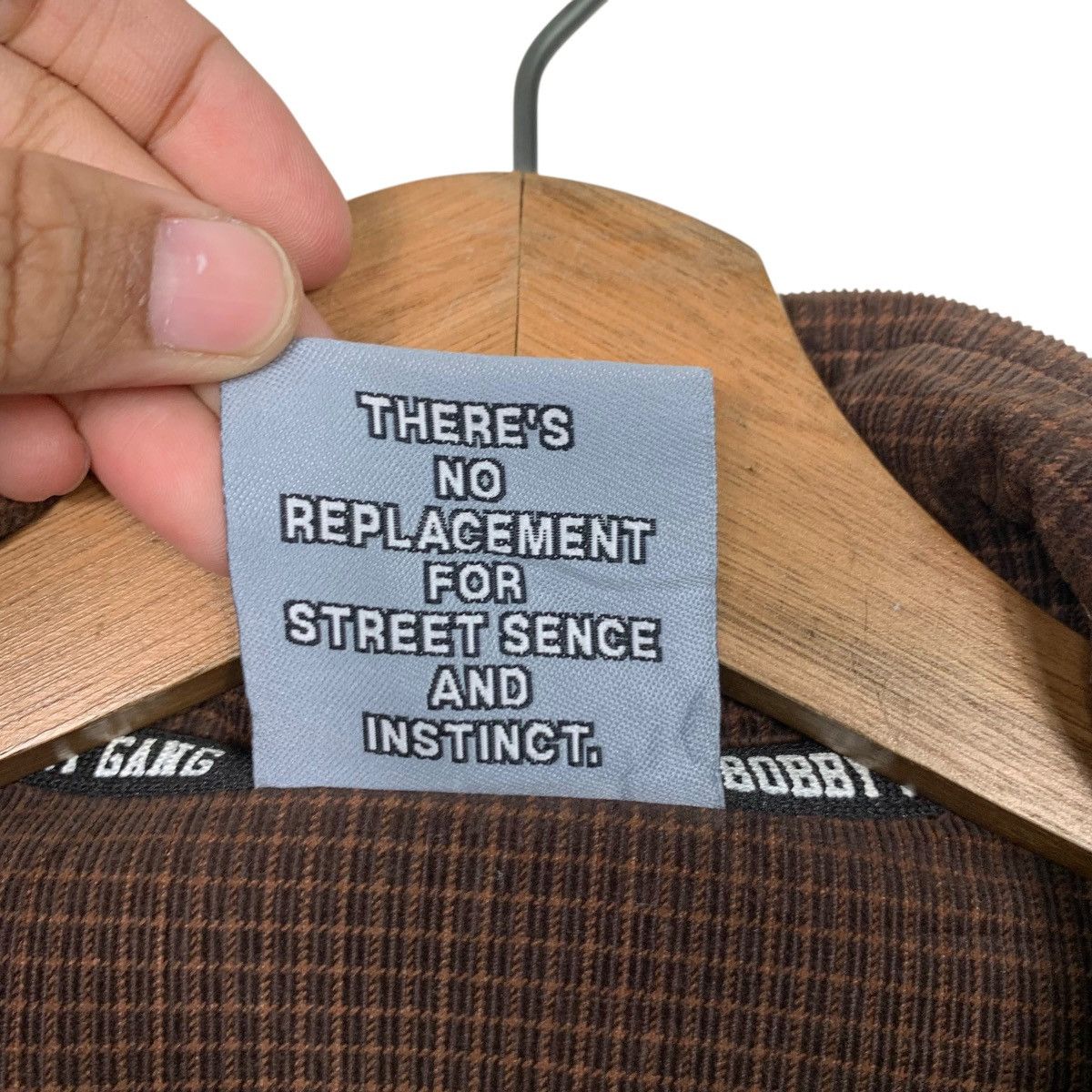 Vintage BOBBY GANG NYC Small Check Flannel Jacket #2579-C116 Size US L / EU 52-54 / 3 - 17 Thumbnail