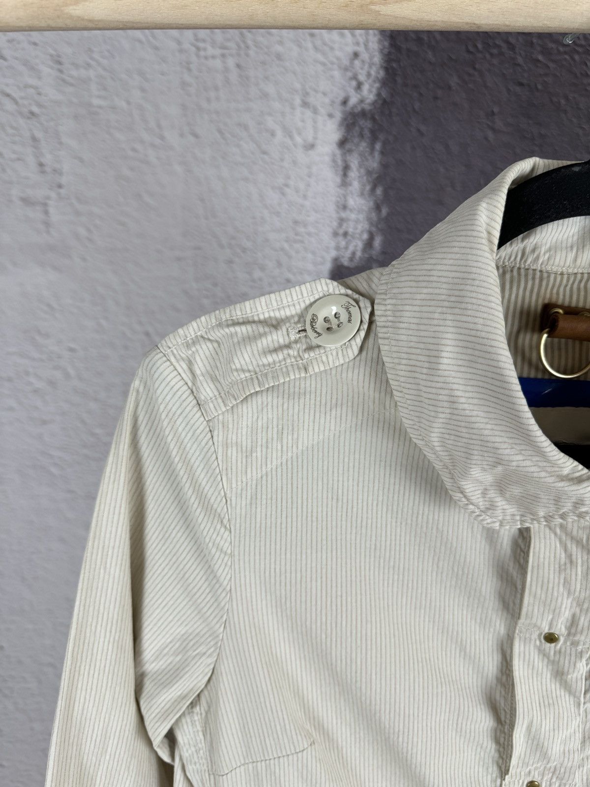 Burberry Thomas Burberry striped cotton lightweight trench coat Size XS / US 0-2 / IT 36-38 - 3 Thumbnail