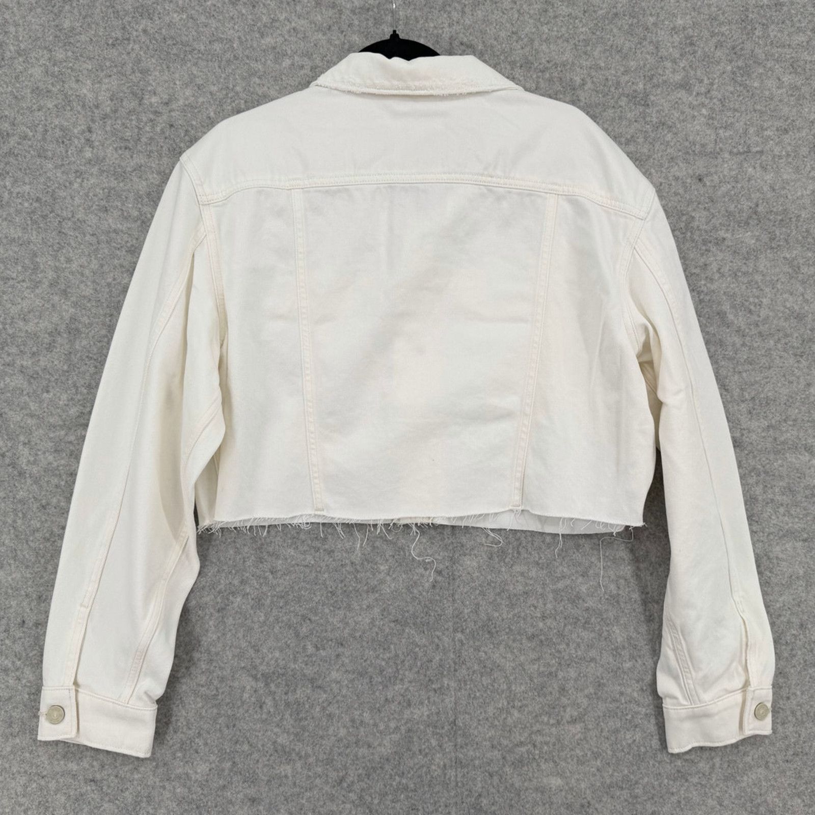 G-Star NWT G-Star RAW Cropped Wander Chalk White Jacket Size LARGE Size L / US 10 / IT 46 - 5 Thumbnail