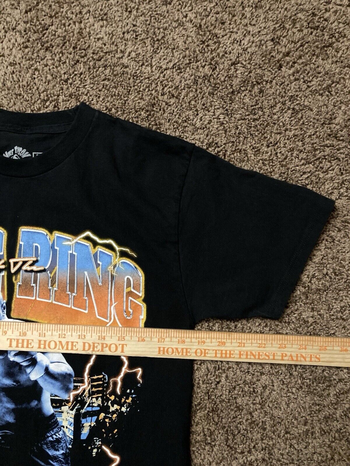 Designer × Vintage Mike Tyson Boxer King Of the Ring Black T-Shirt Mens Medium Size US M / EU 48-50 / 2 - 6 Thumbnail
