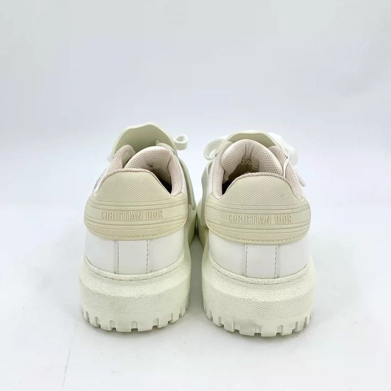 Dior White Thick Sole Casual Sneakers by Christian Dior-2505 Size US 10 / EU 43 - 4 Thumbnail
