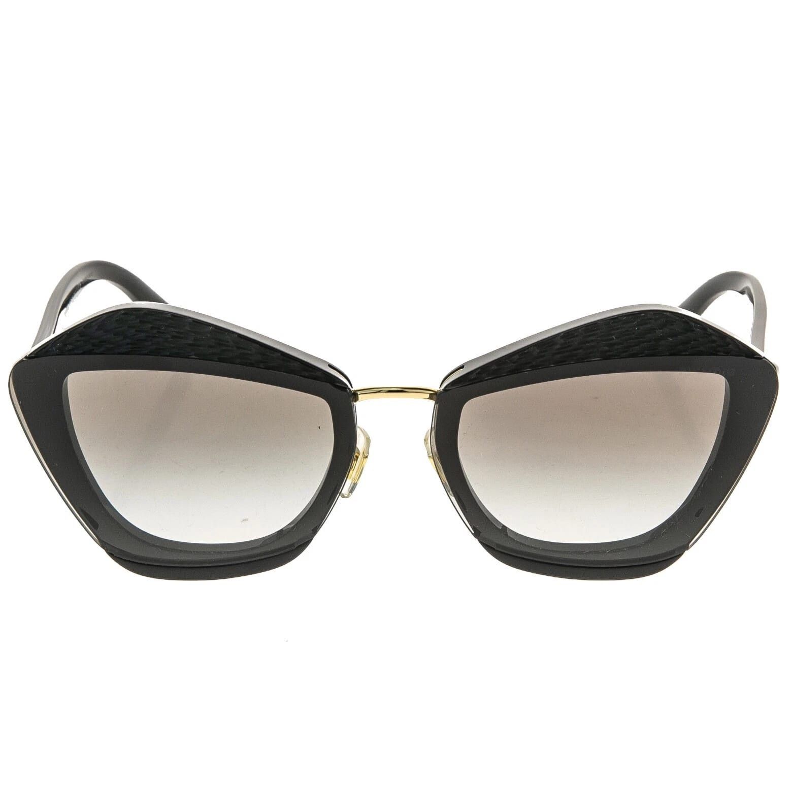 Miu Miu MIU MIU 01X CHARM MU01XS Black Luxury Sunglasses 01XS Size ONE SIZE - 10 Thumbnail