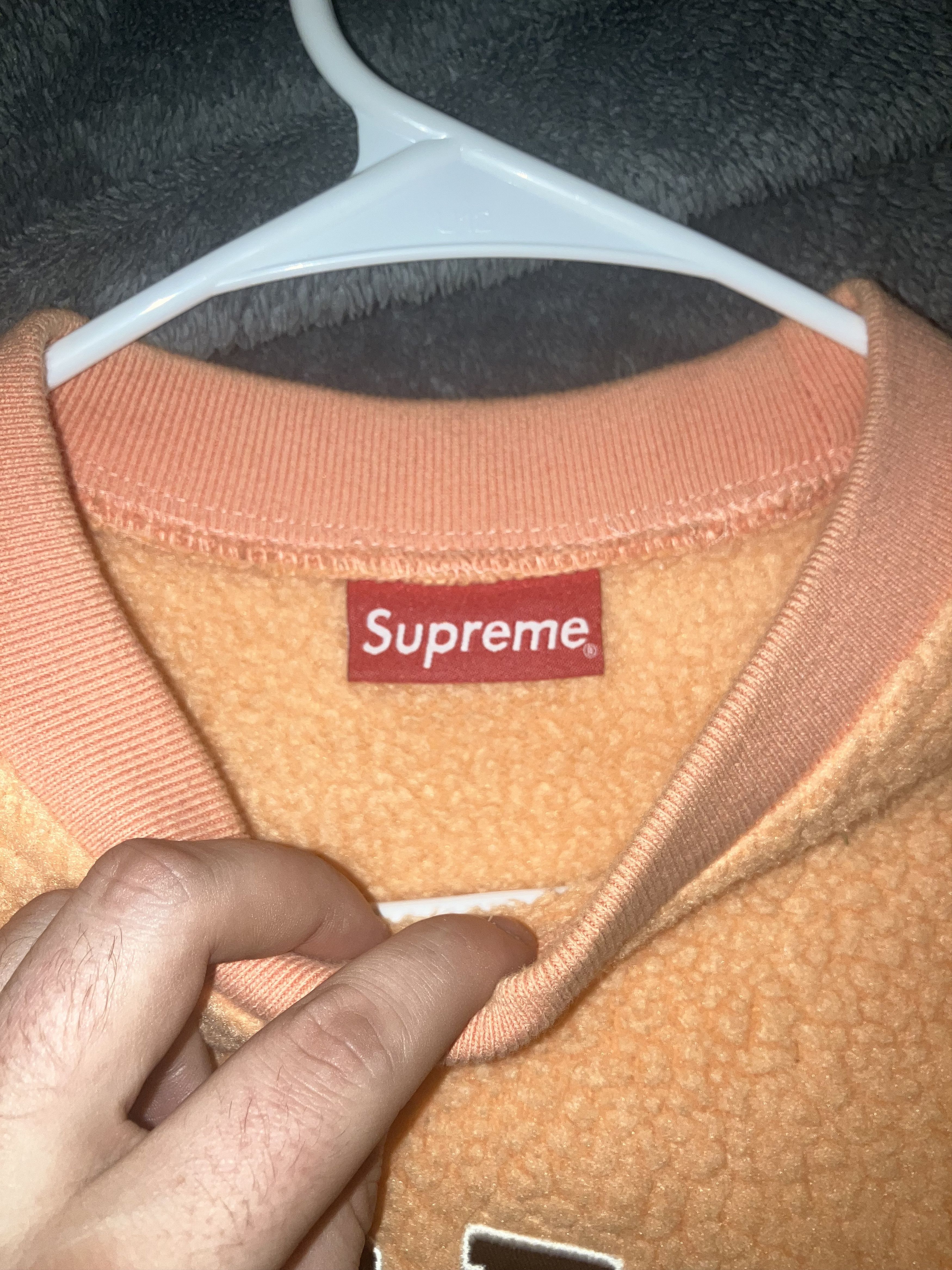 Polartec × Supreme Supreme Polartec Deep Pile Fuzzy Crewneck Arch Logo Size US S / EU 44-46 / 1 - 4 Thumbnail