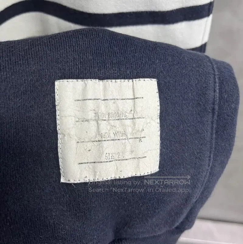 Thom Browne Thom Browne Navy Cotton Women's Casual Pants . Size 26" / US 2 / IT 38 - 2 Thumbnail