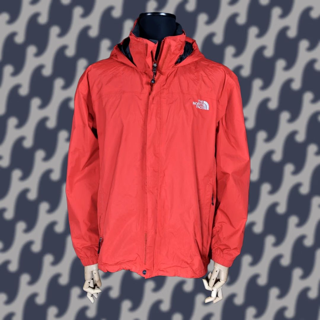 The North Face The North Face HyVent Jacket Mens M Red Hooded Rain Coat Outer Shell Polyester ZIP Casual Travel 90s Outdoor Mens Size US M / EU 48-50 / 2 - 1 Thumbnail