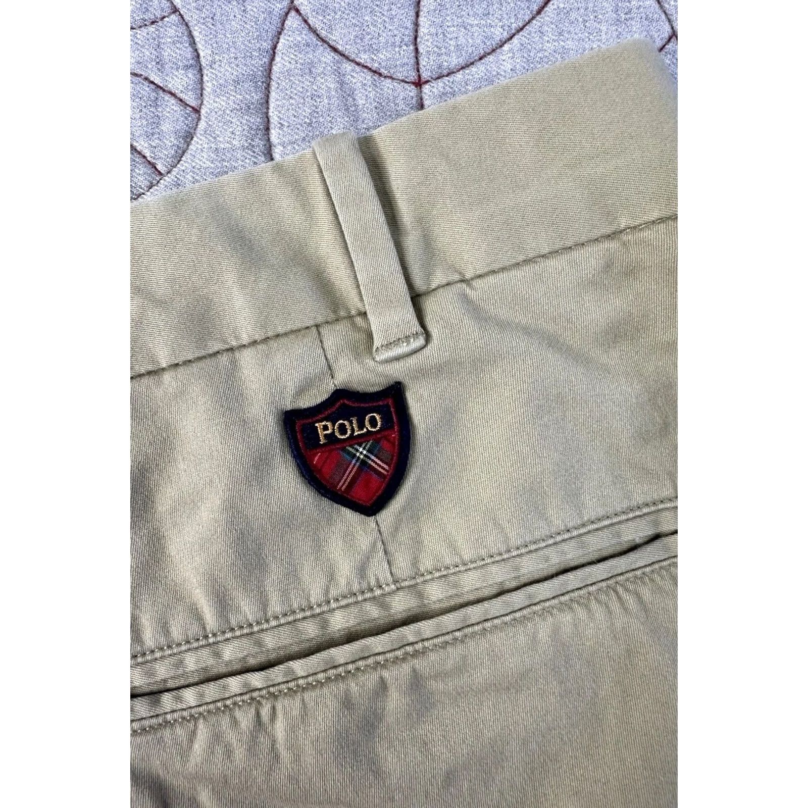 Ralph Lauren POLO GOLF Ralph Lauren Flat Front Khaki Cotton Twill Stretch / Men’s 36x30 Pants Beige Cotton Khakis Stretch Flat Front 36 Mens Size US M / EU 48-50 / 2 - 7 Thumbnail