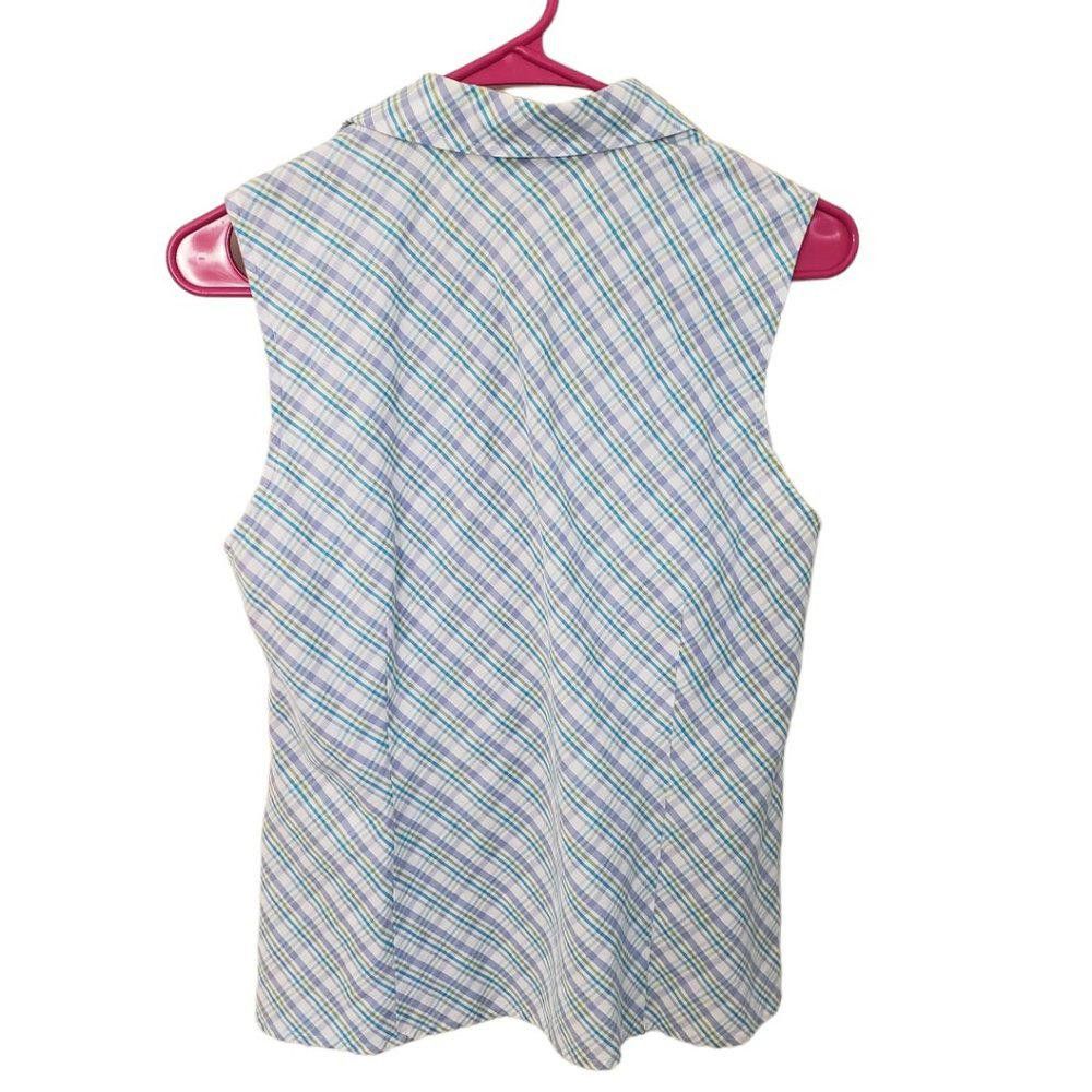 Designer CT438 Ann Taylor Loft Ladies Sleeveless Shirt 10 Size L / US 10 / IT 46 - 3 Thumbnail