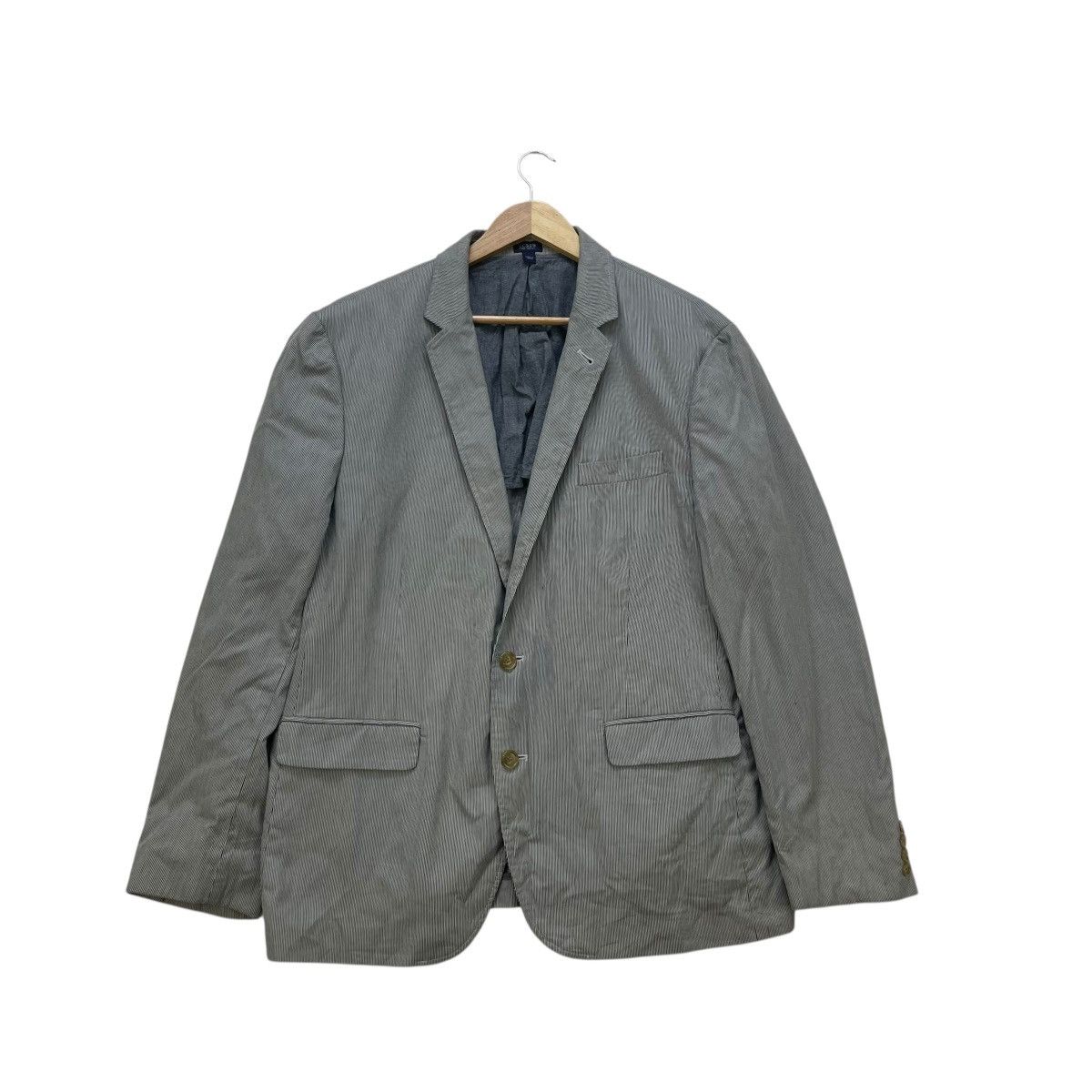 J.Crew 💥Vintage J Crew Stripe Jacket Size US M / EU 48-50 / 2 - 1 Thumbnail