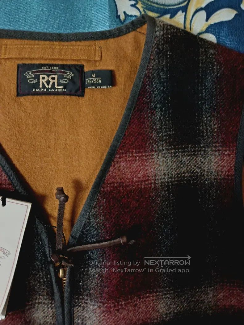 RRL Ralph Lauren RRL Ralph Lauren Red and black checkered vest Size US M / EU 48-50 / 2 - 2 Thumbnail