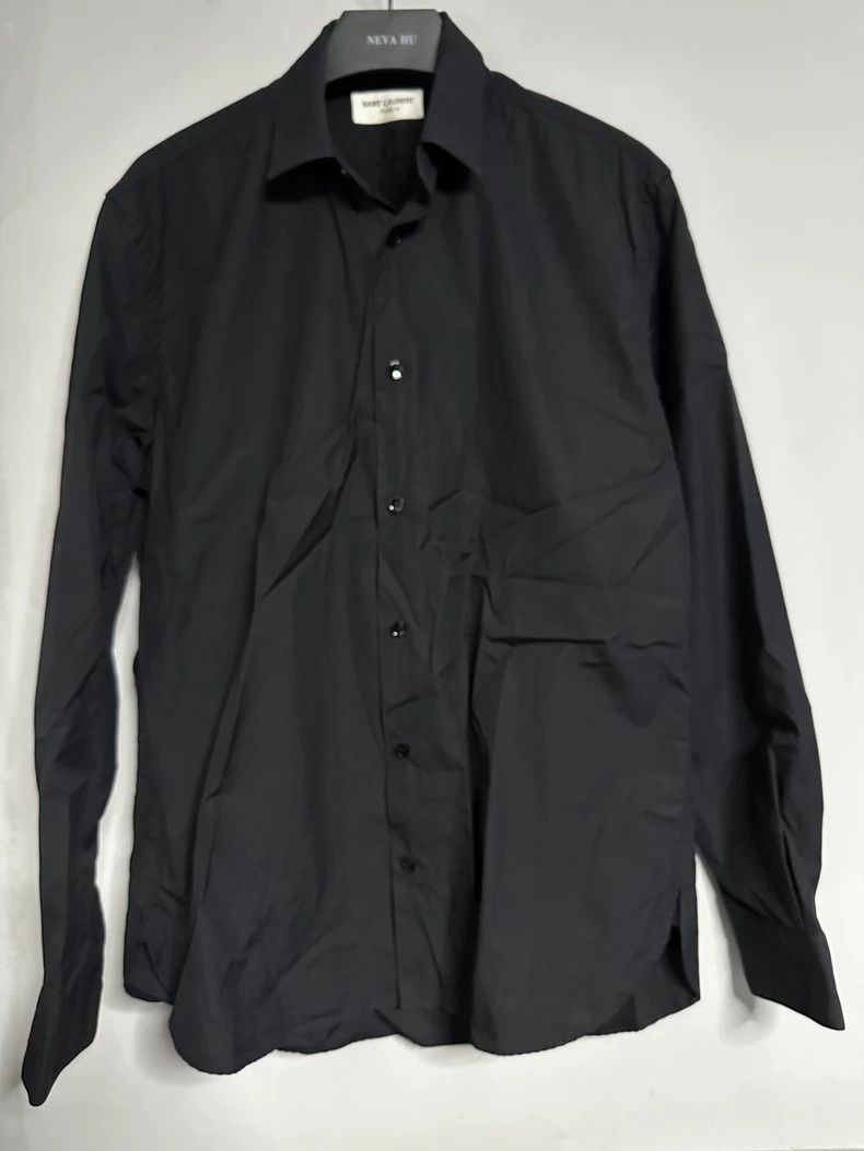 Saint Laurent Paris Saint Laurent Paris size 38 Black Shirt Size US M / EU 48-50 / 2 - 1 Thumbnail