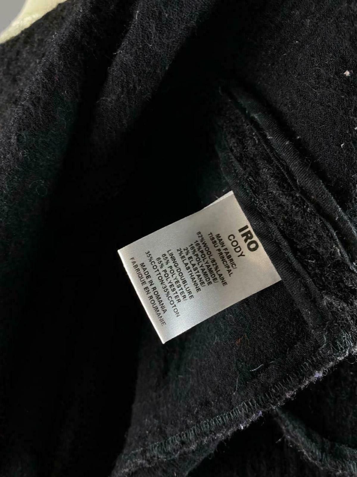 Iro IRO Cody Black Shawl Asymmetric Zip Up Wool Jacket Size 38 Size M / US 6-8 / IT 42-44 - 8 Thumbnail
