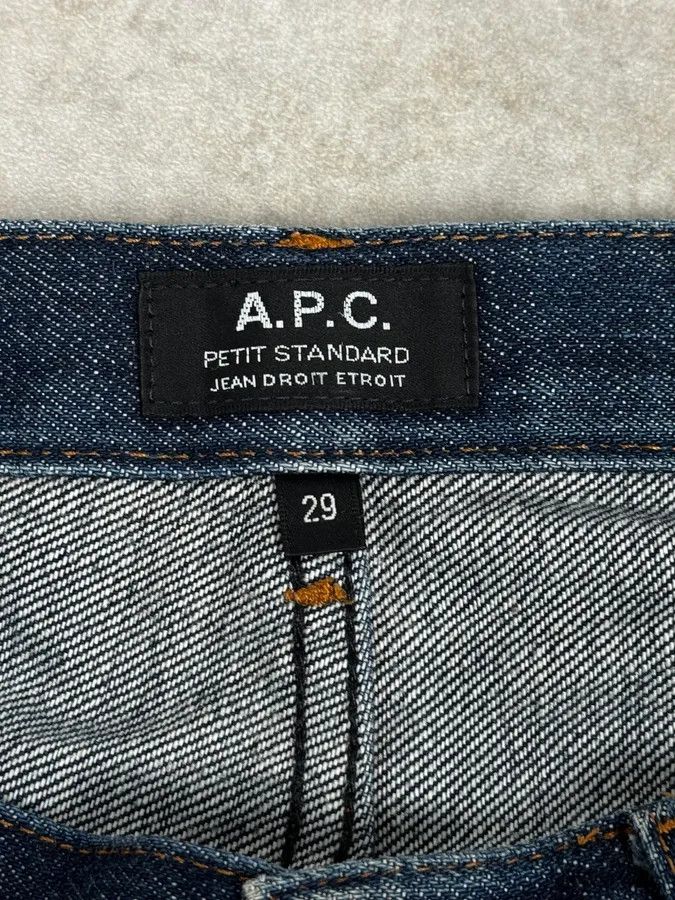 A.P.C. A.P.C. Petit Standart Navy Selvedge Blue Rebel Denim Jeans Size US 30 / EU 46 - 11 Thumbnail